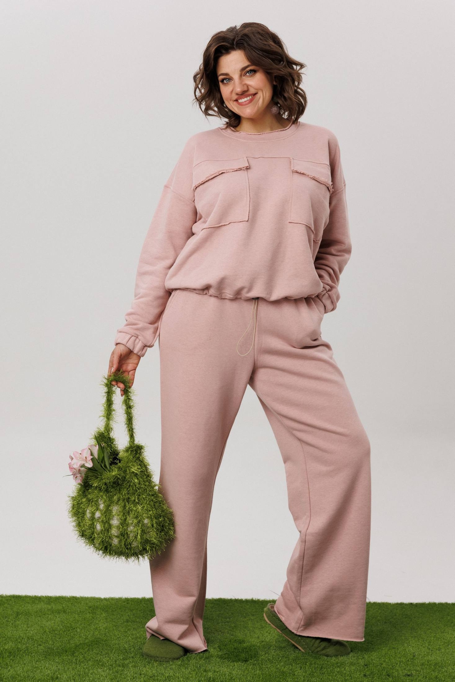 Спортивный костюм 1725 сладость личи Anelli Спортивный костюм 1725 сладость личи Anelli