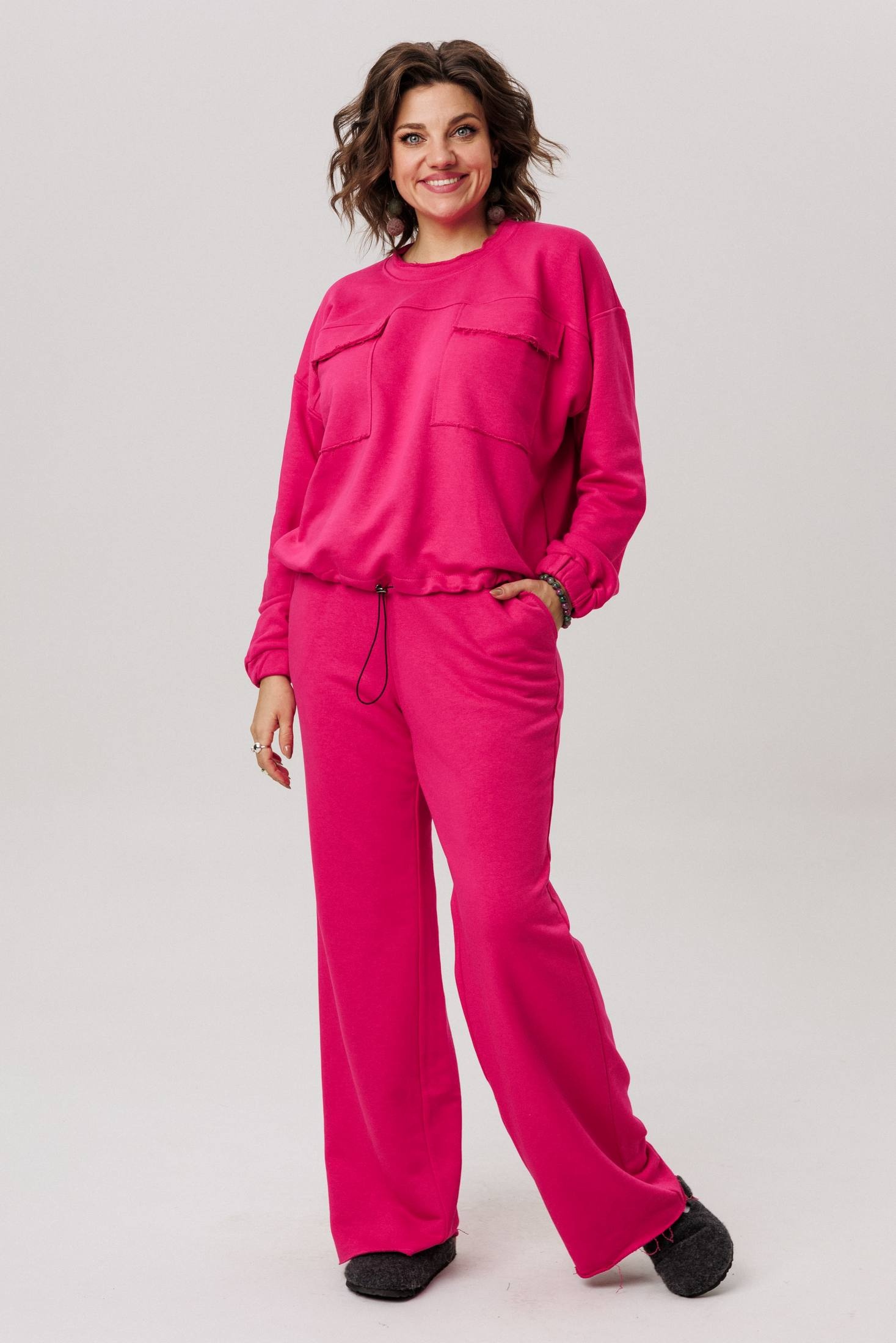 Костюм брючный 1725 яркость питайи Anelli Костюм брючный 1725 яркость питайи Anelli