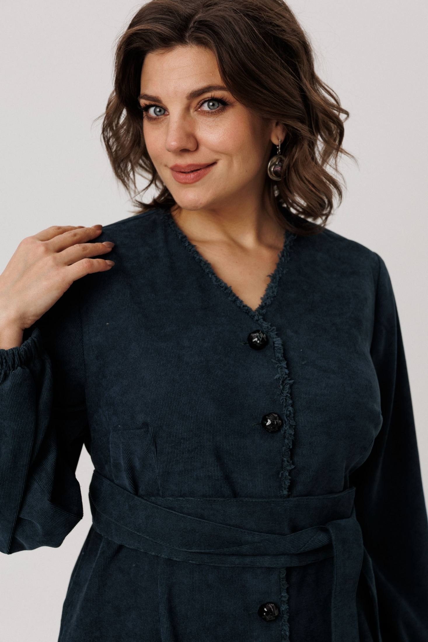 Платье 1729 можжевеловая ветвь Anelli фото 5 Платье 1729 можжевеловая ветвь Anelli фото 5