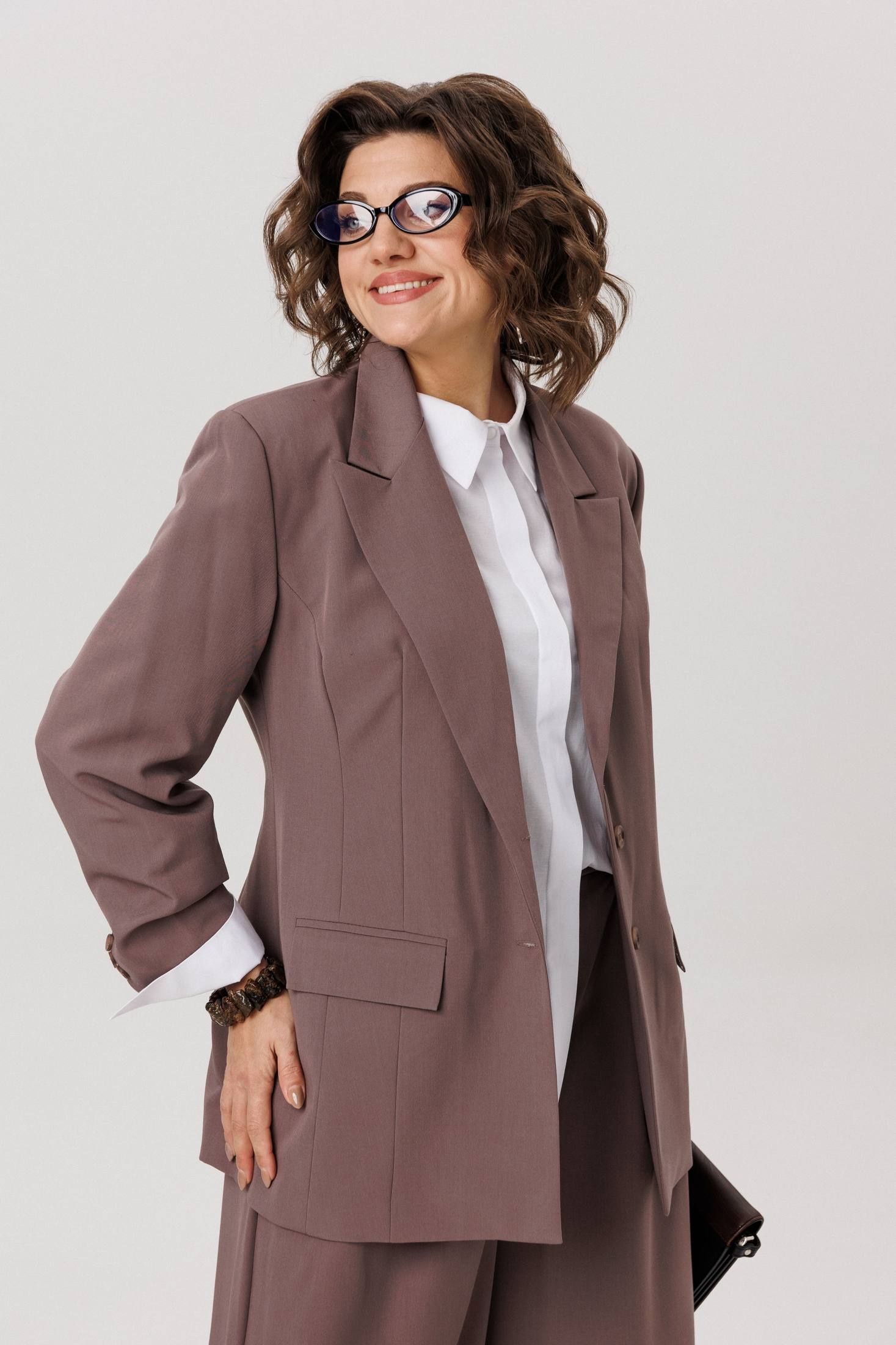 Костюм брючный 1742 масала чай Anelli фото 5 Костюм брючный 1742 масала чай Anelli фото 5