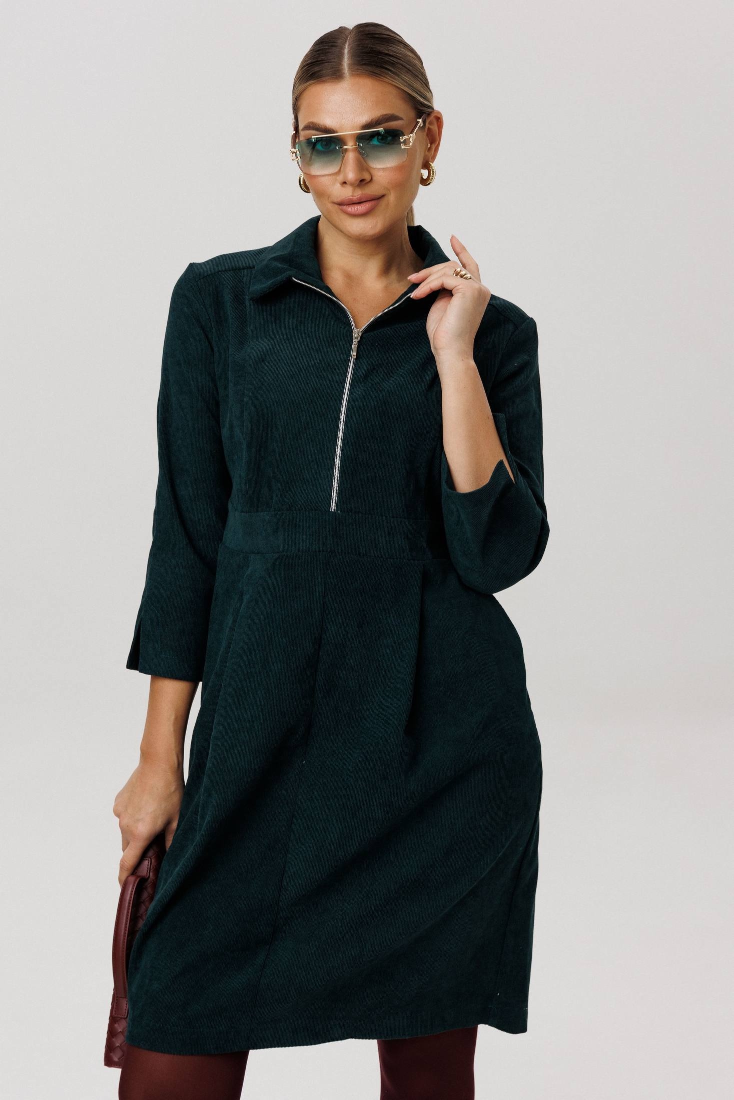 Платье 1752 тишина мха Anelli фото 3 Платье 1752 тишина мха Anelli фото 3