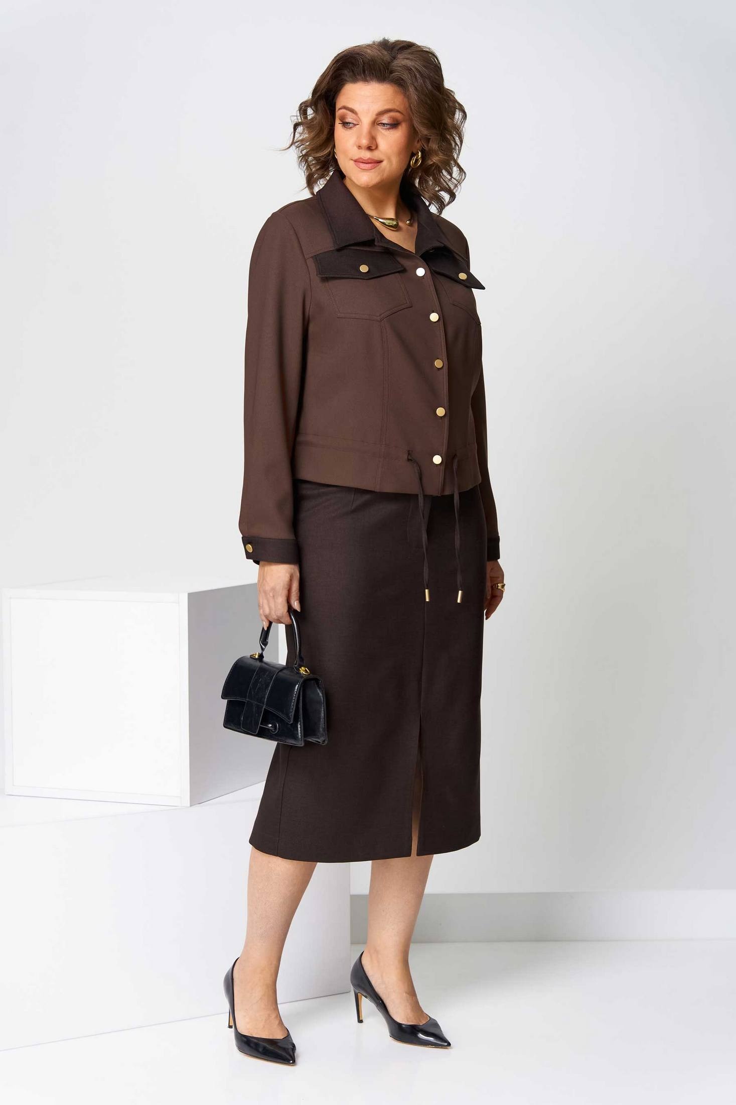 Костюм с юбкой 1507 Асолия Костюм с юбкой 1507 Асолия