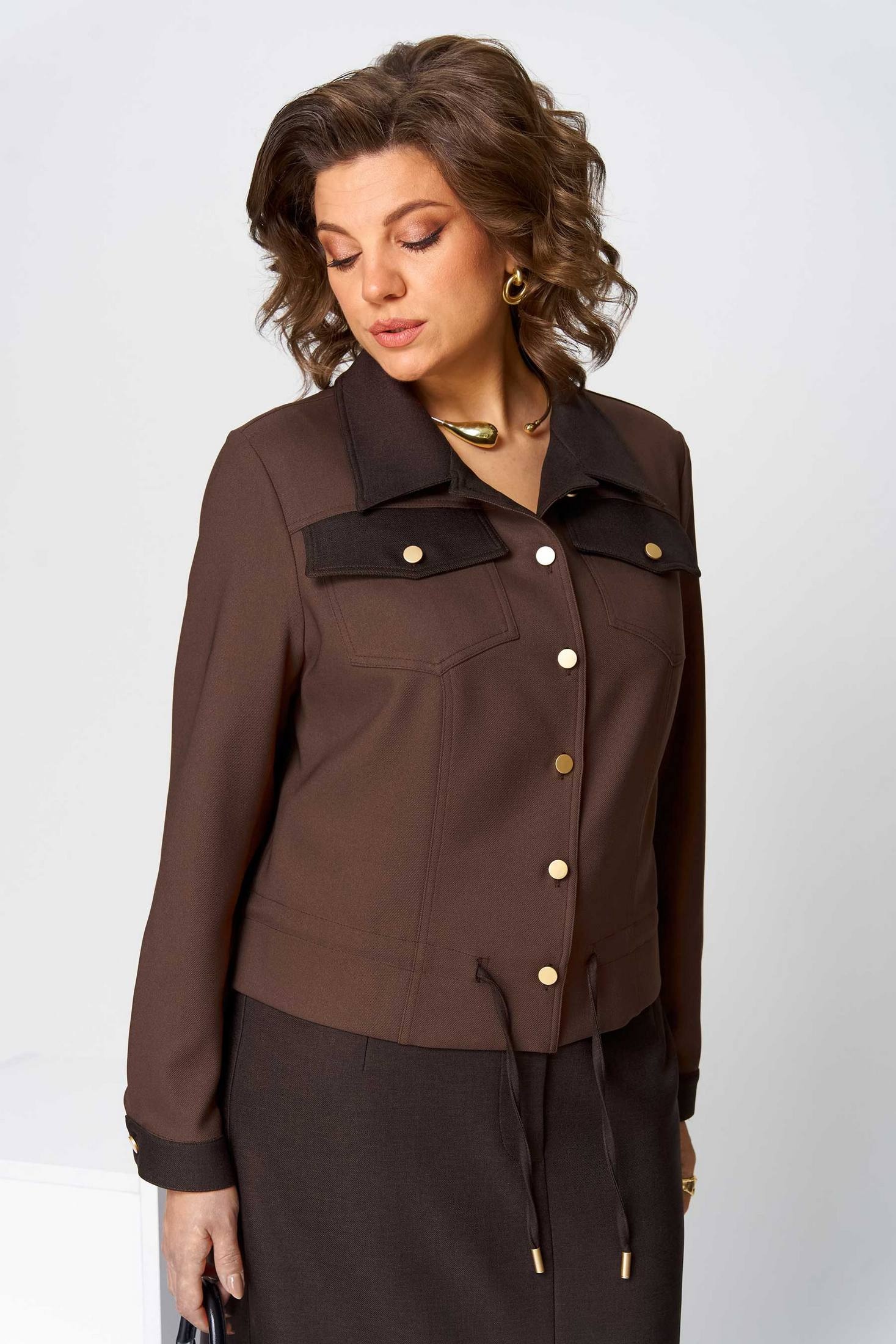 Костюм с юбкой 1507 Асолия фото 5 Костюм с юбкой 1507 Асолия фото 5