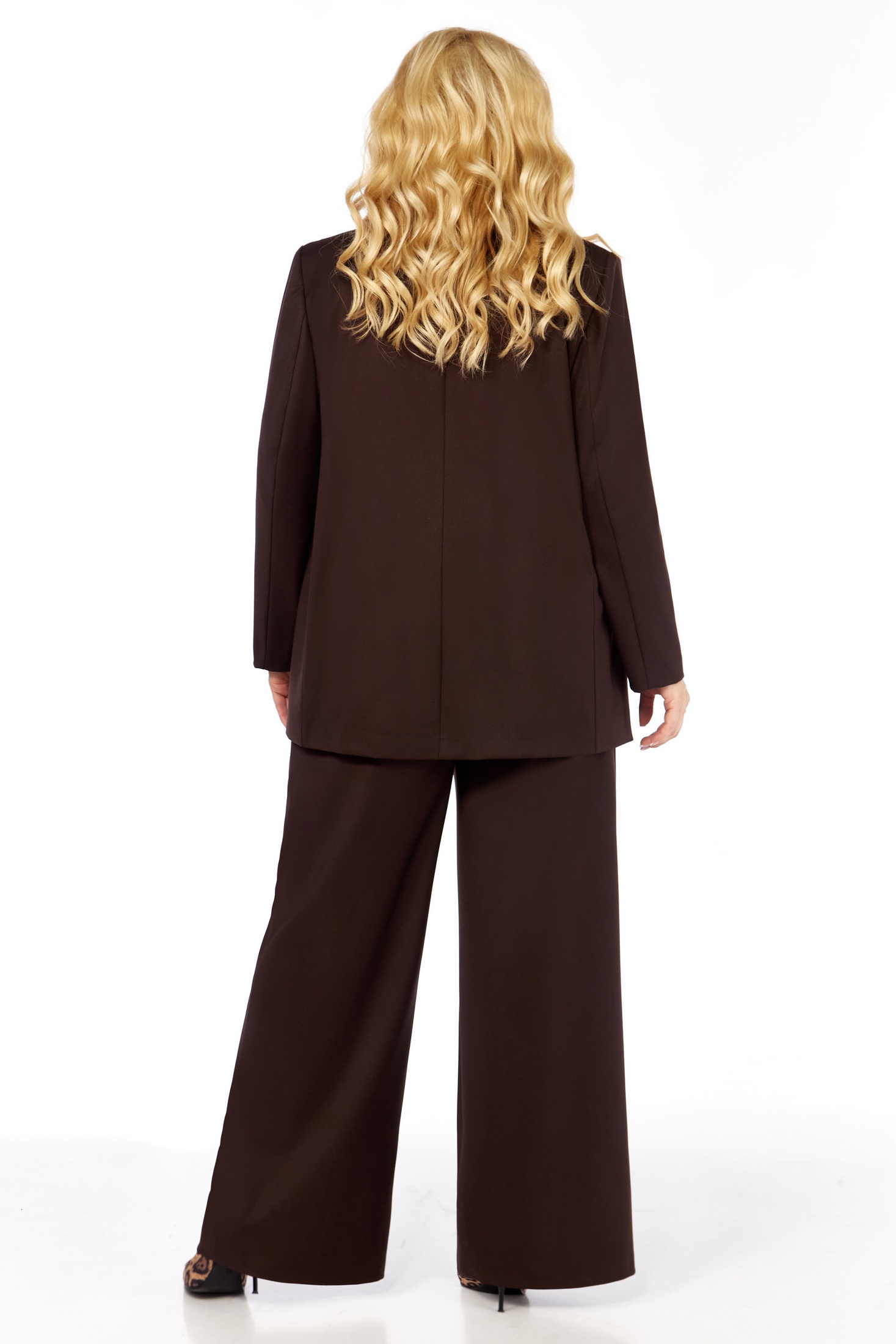 Костюм брючный 1084 шоколад Багира АнТа фото 2 Костюм брючный 1084 шоколад Багира АнТа фото 2