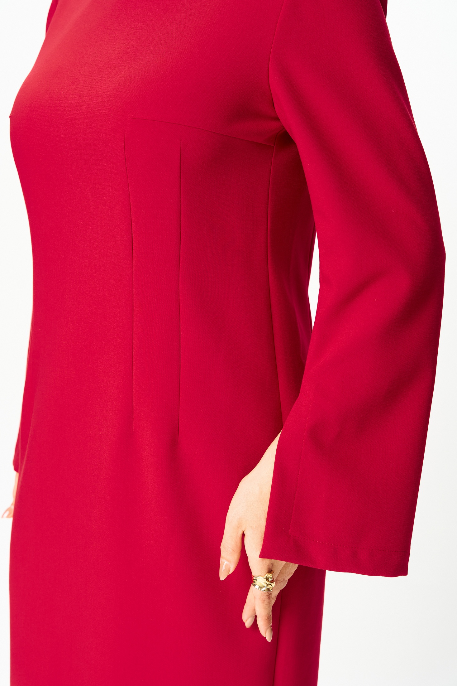 Платье 1011-1 красный Bonna Image