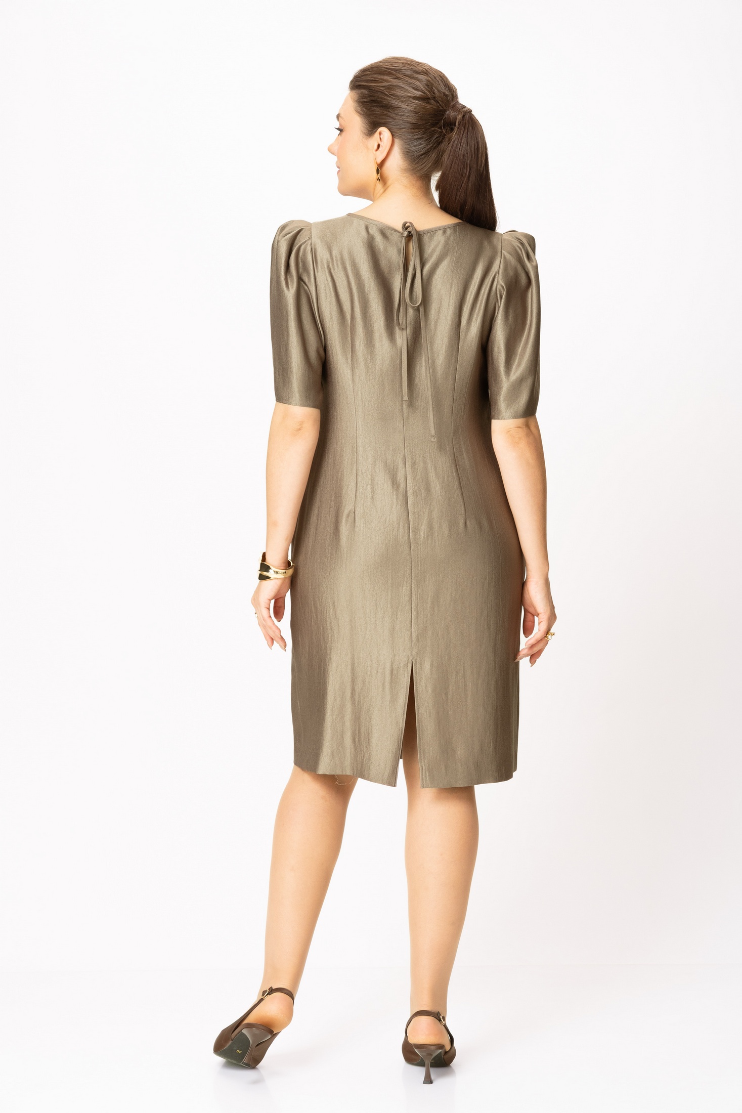 Платье 1015-1 бежевый Bonna Image