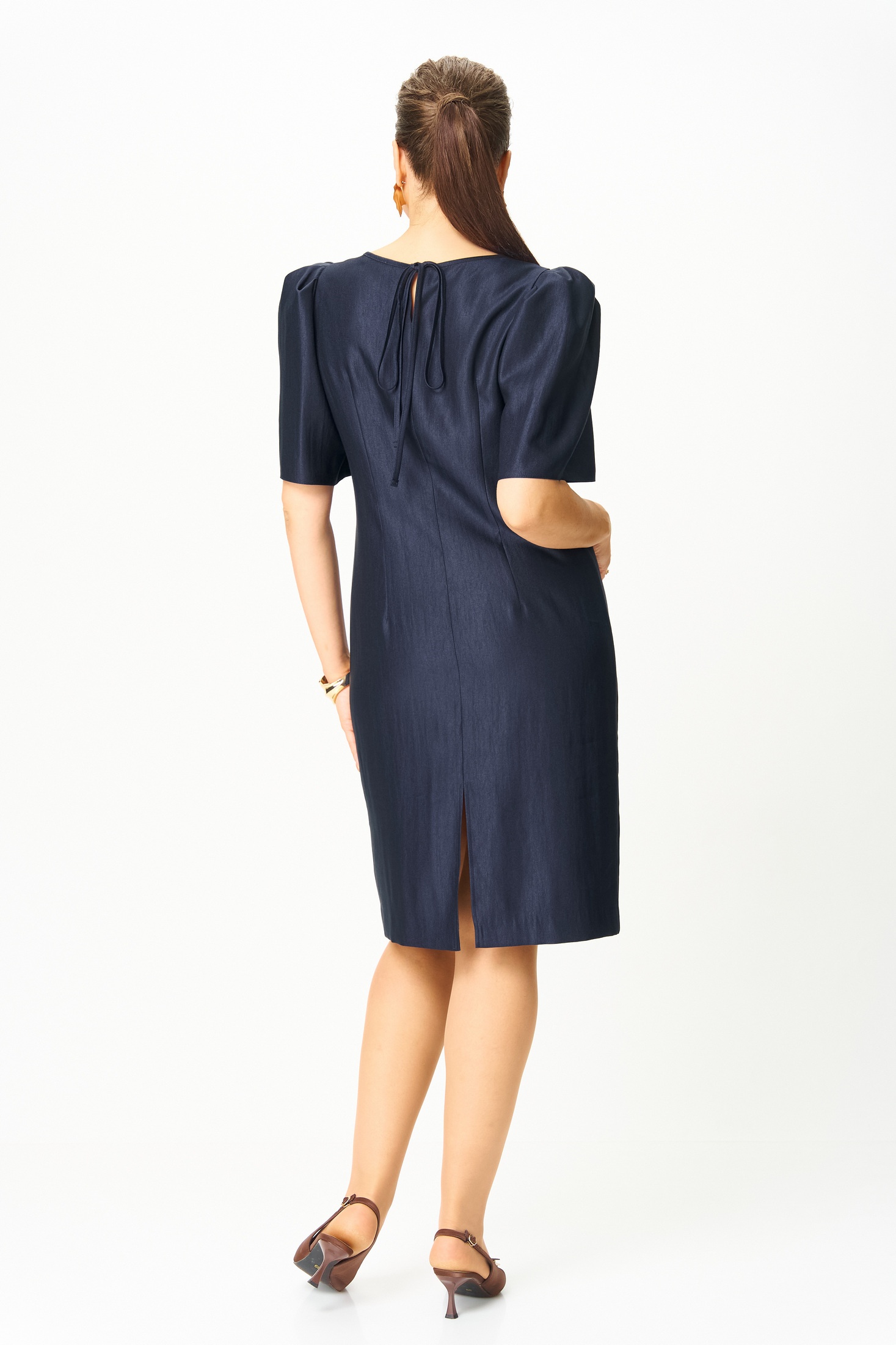 Платье 1015-3 синий Bonna Image