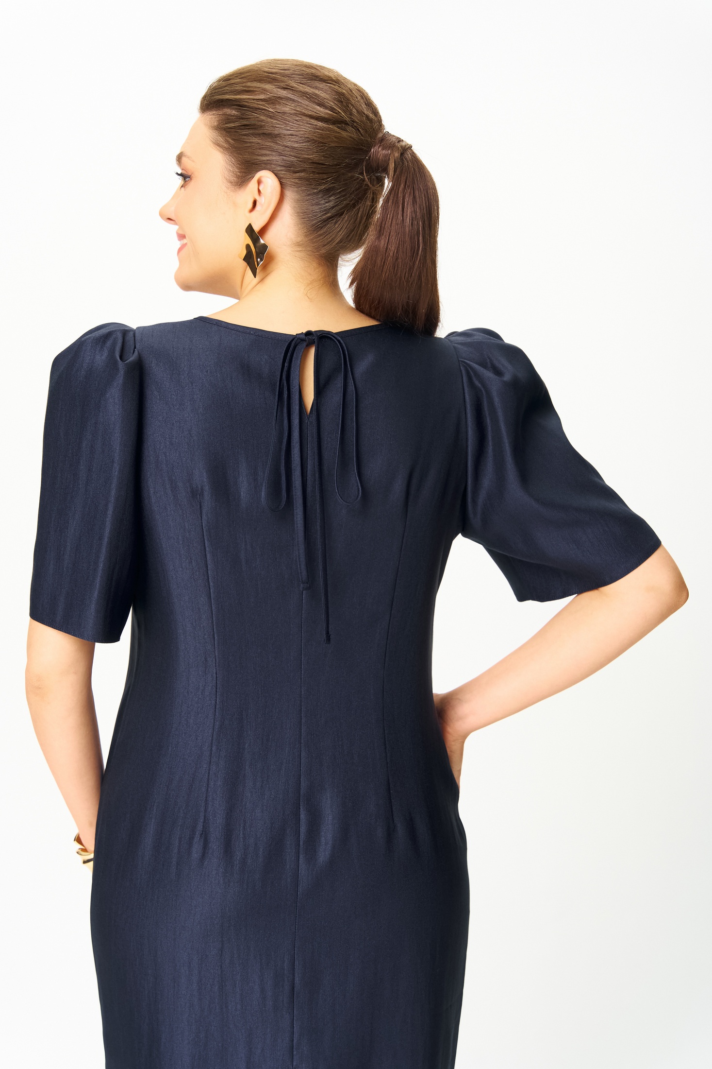 Платье 1015-3 синий Bonna Image