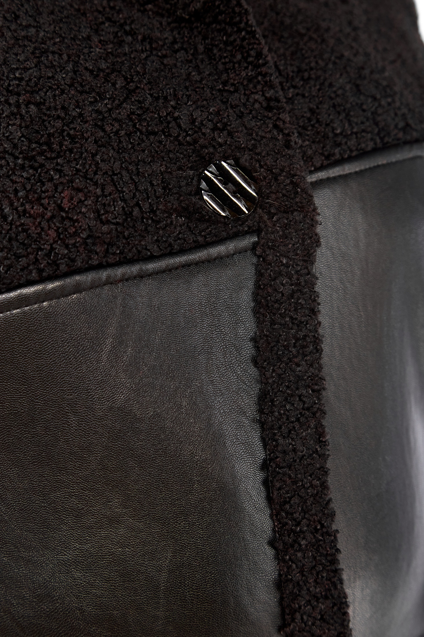 Дубленка 2087 черный-1 Celentano