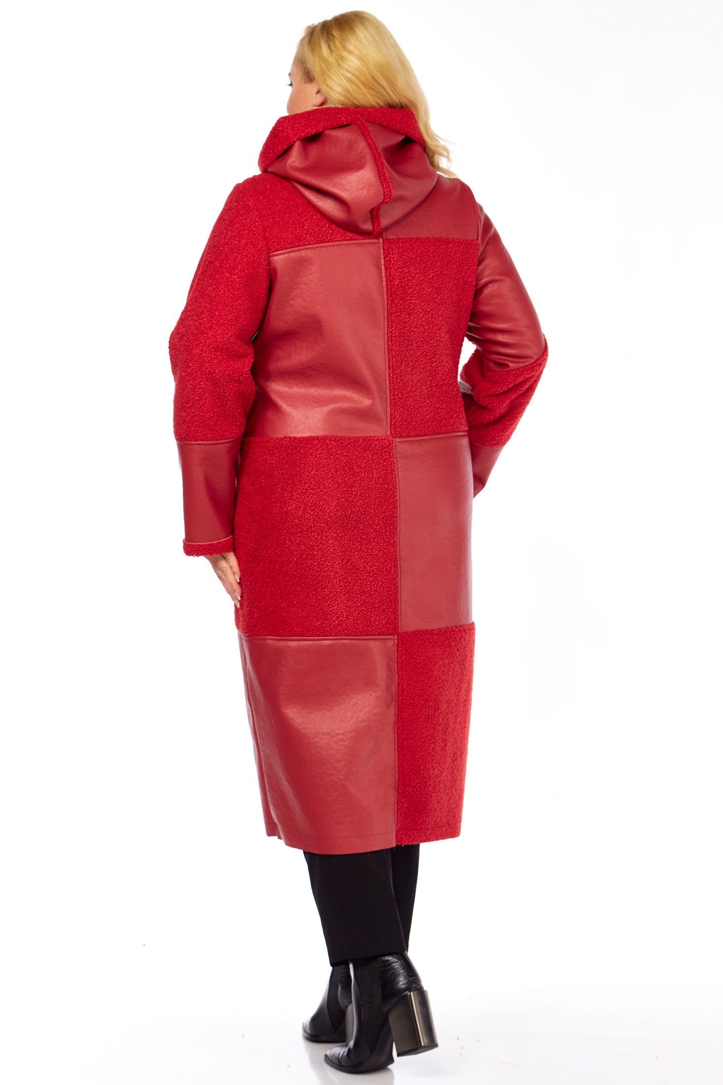 Дубленка 2087 алый Celentano