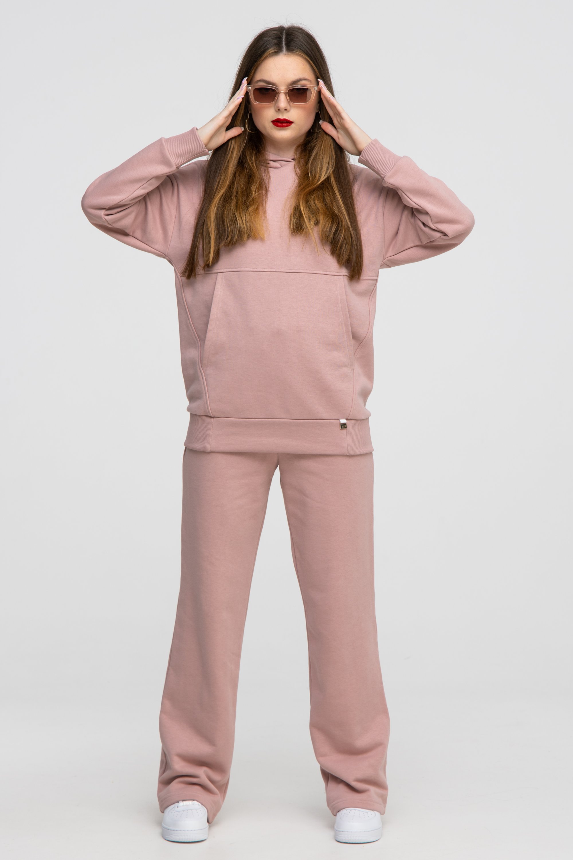 Спортивный костюм 16071 пастельно-розовый DOMNA купить в интернет магазине Велесмода