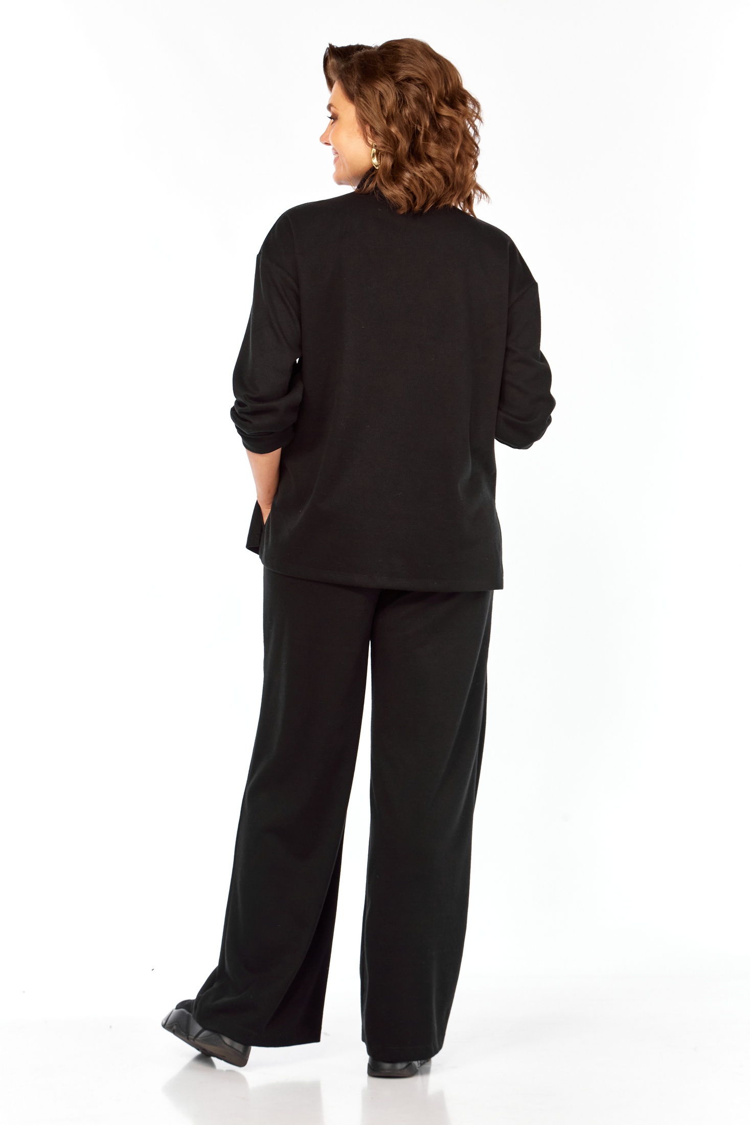 Костюм брючный 2127 черный Diamant фото 2 Костюм брючный 2127 черный Diamant фото 2