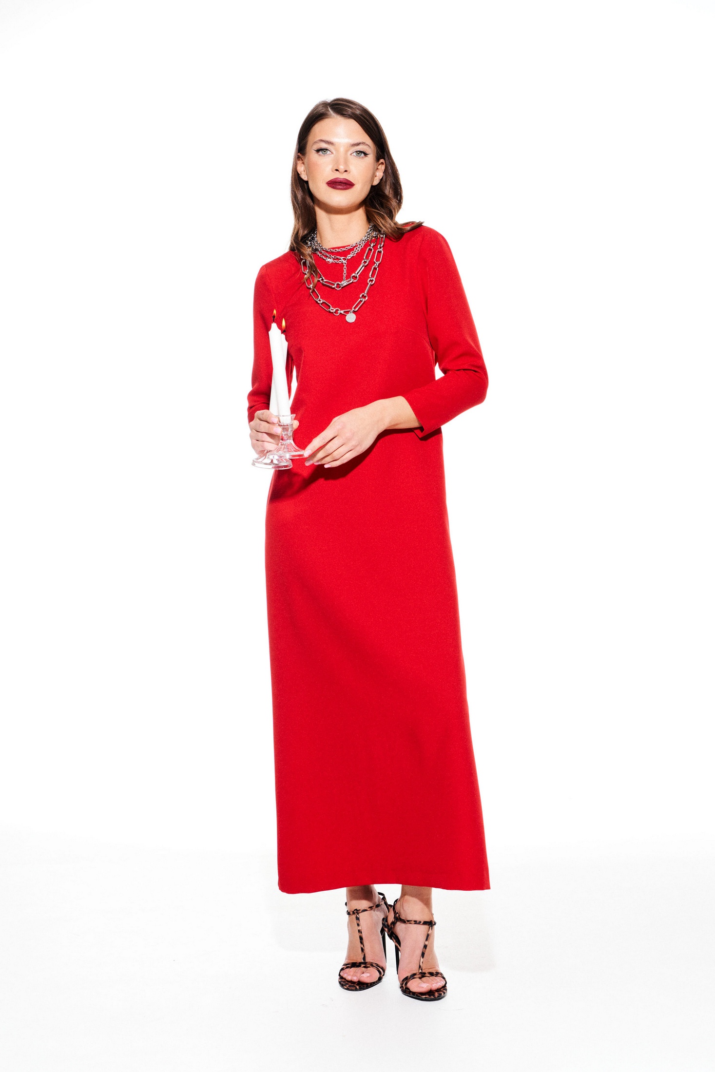 Платье 1117 красный Elletto Life Платье 1117 красный Elletto Life