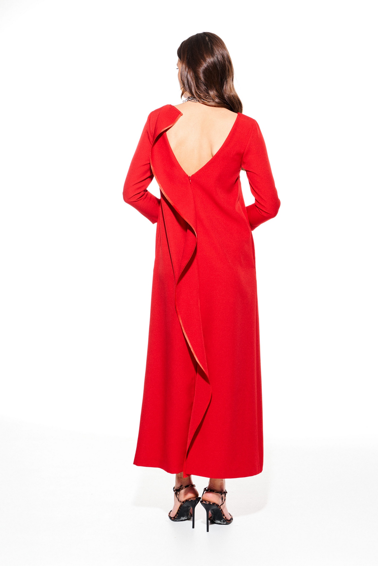 Платье 1117 красный Elletto Life фото 2 Платье 1117 красный Elletto Life фото 2