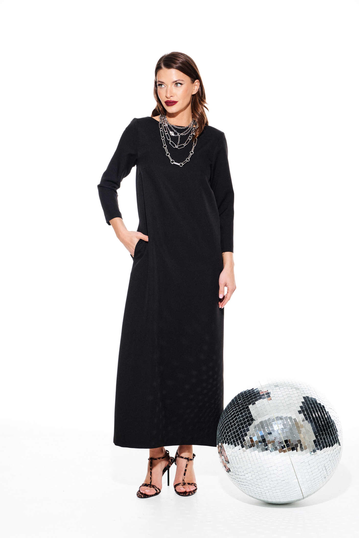 Платье 1117 черный Elletto Life фото 4 Платье 1117 черный Elletto Life фото 4