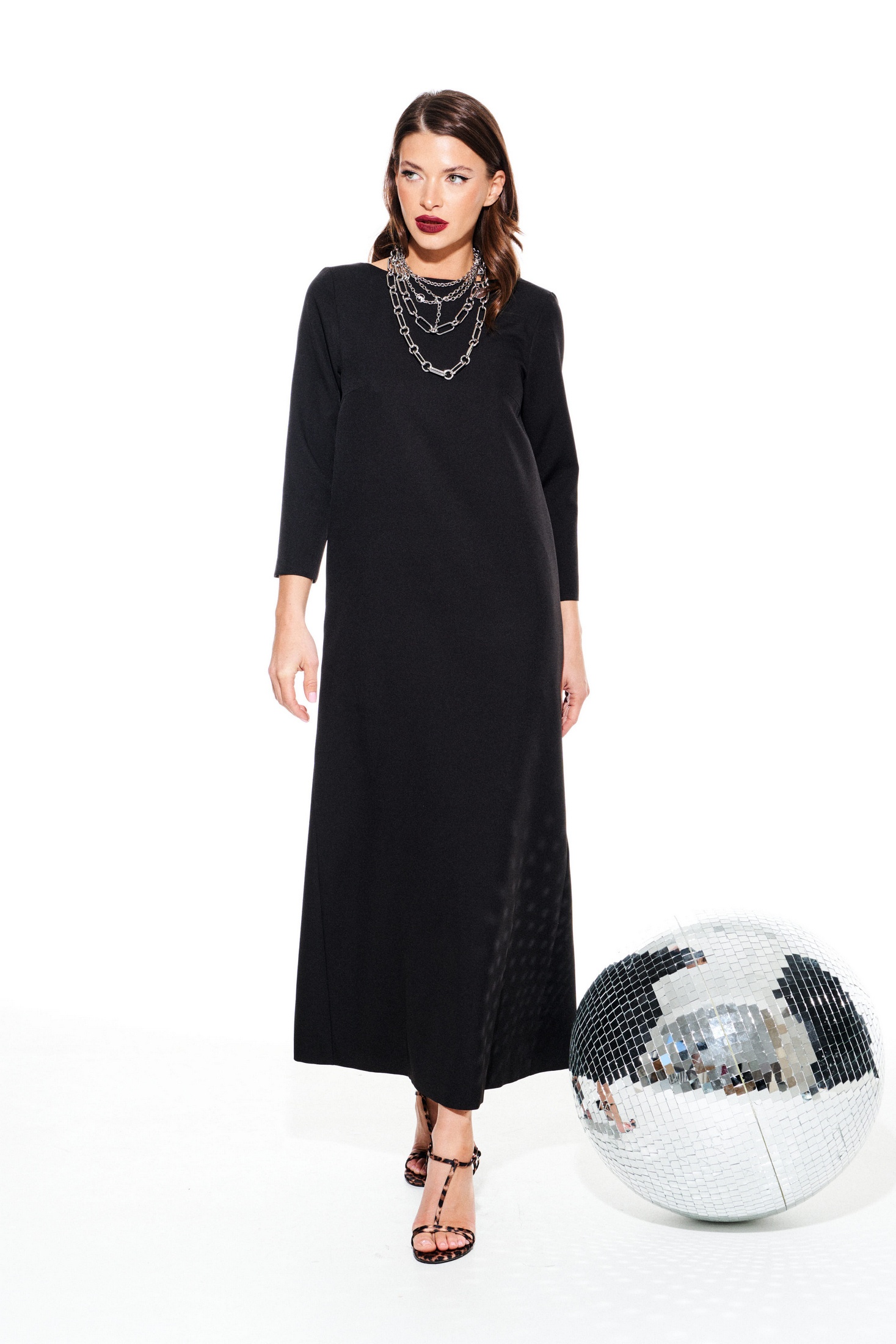 Платье 1117 черный Elletto Life фото 3 Платье 1117 черный Elletto Life фото 3