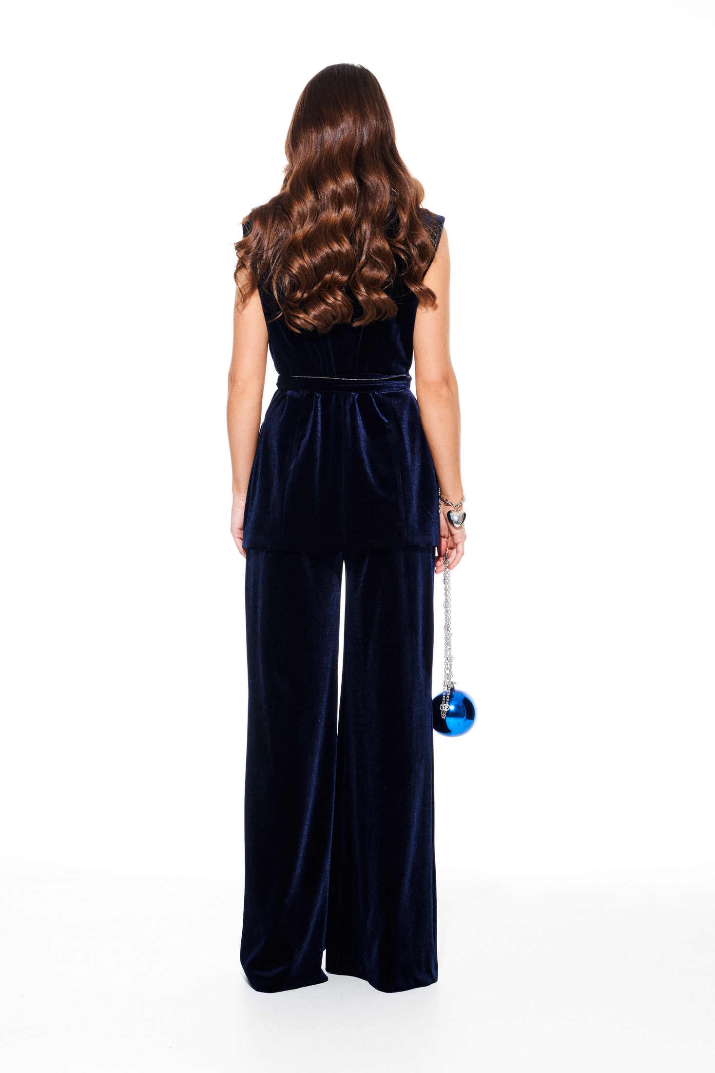 Жилет 3918 синий Elletto Life фото 2 Жилет 3918 синий Elletto Life фото 2