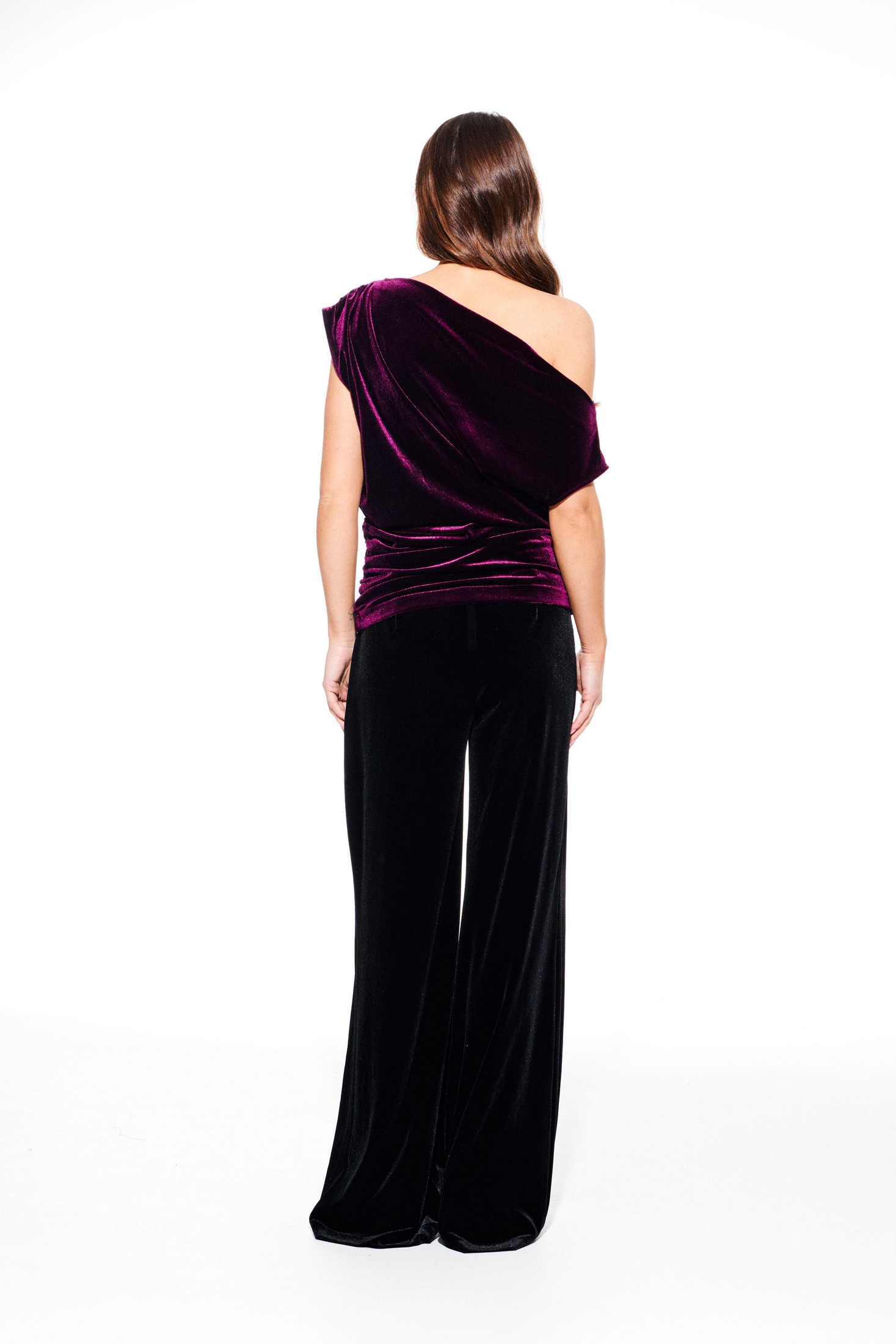 Блузка 3923 баклажан Elletto Life фото 2 Блузка 3923 баклажан Elletto Life фото 2