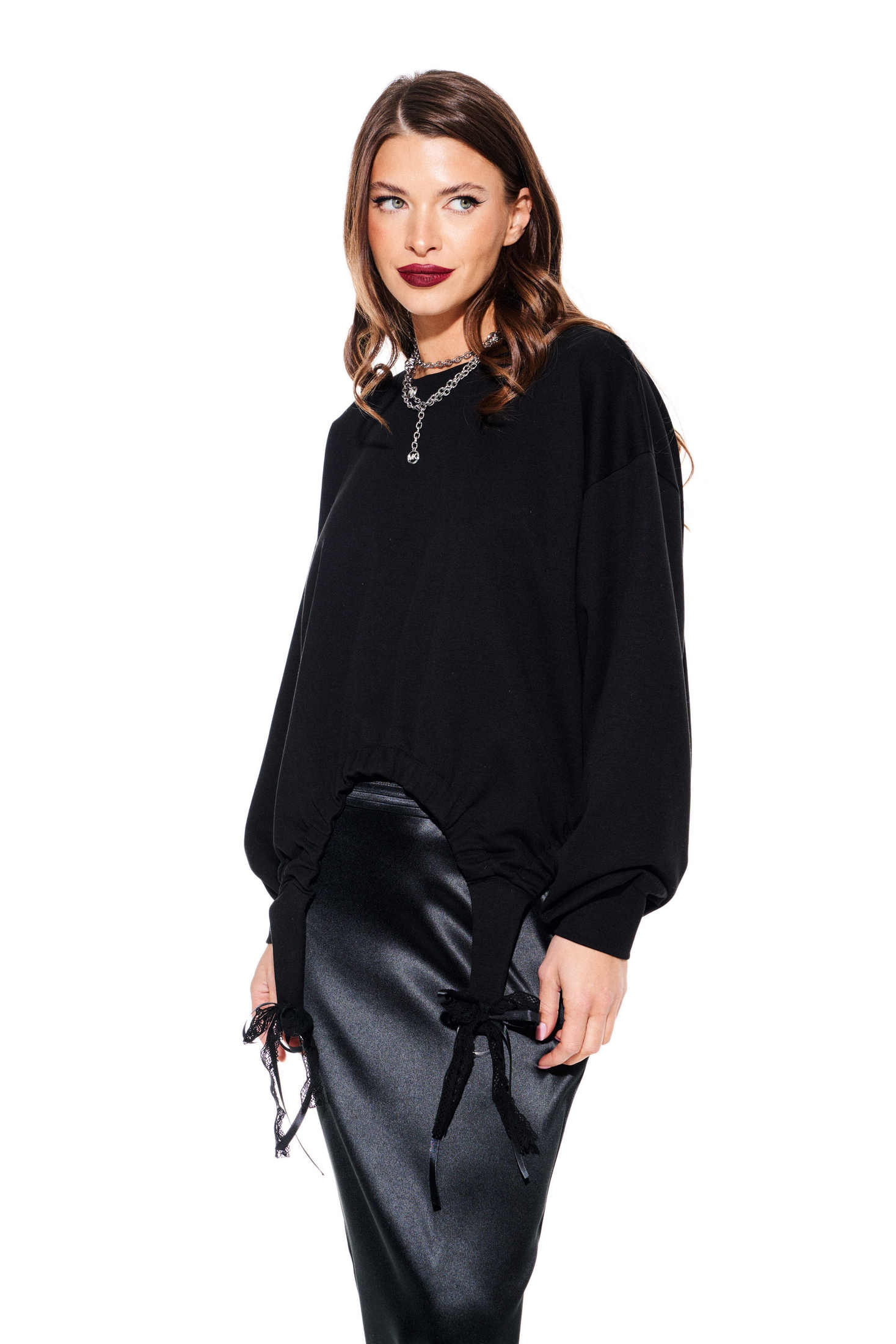 Джемпер 3929 черный Elletto Life фото 4 Джемпер 3929 черный Elletto Life фото 4