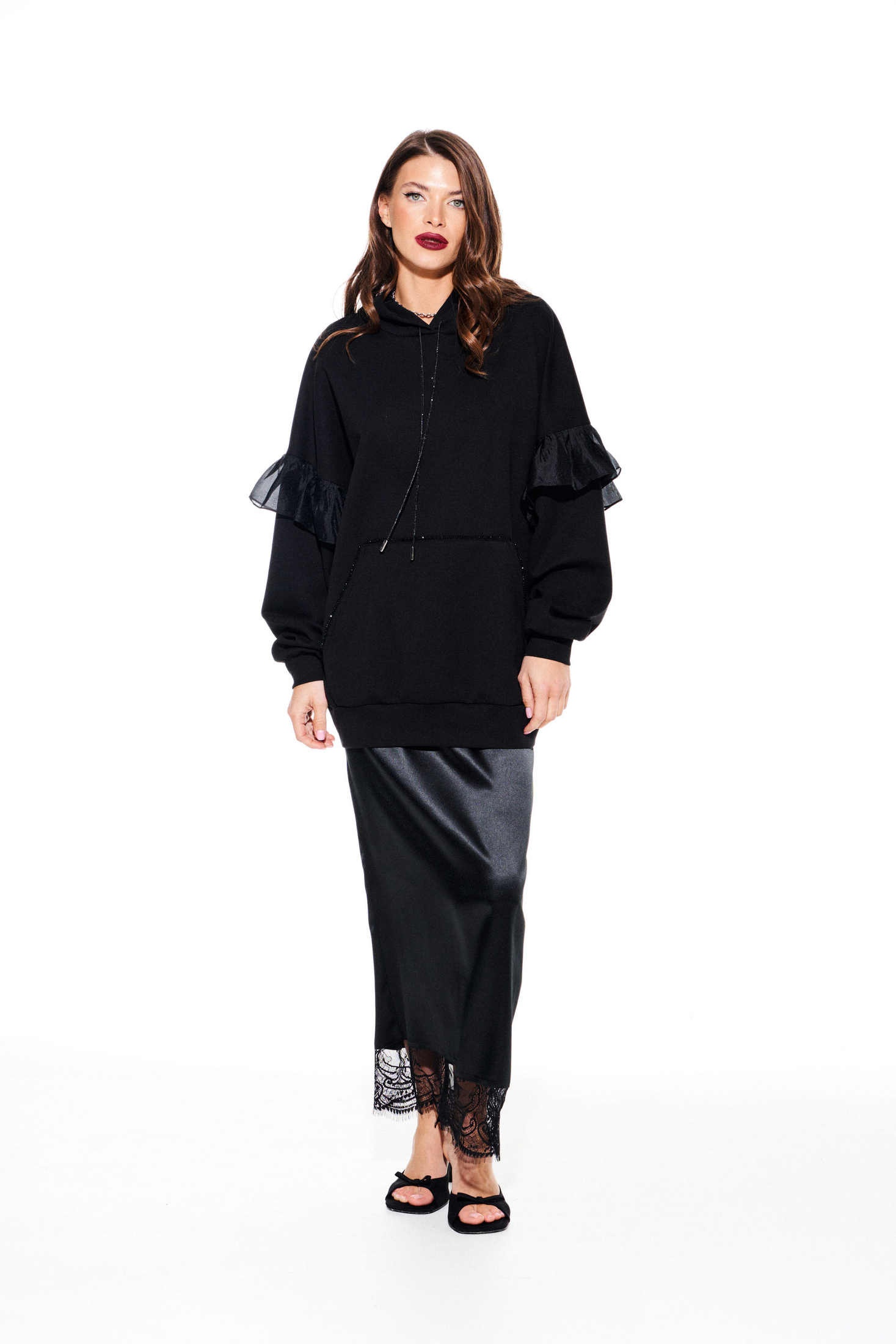 Джемпер 3930 черный Elletto Life фото 3 Джемпер 3930 черный Elletto Life фото 3