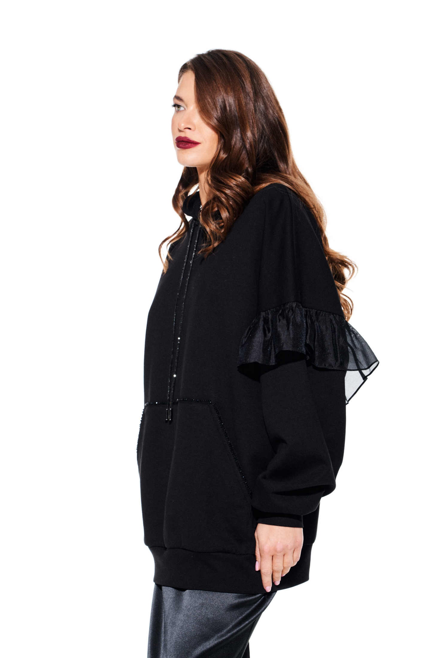 Джемпер 3930 черный Elletto Life фото 5 Джемпер 3930 черный Elletto Life фото 5