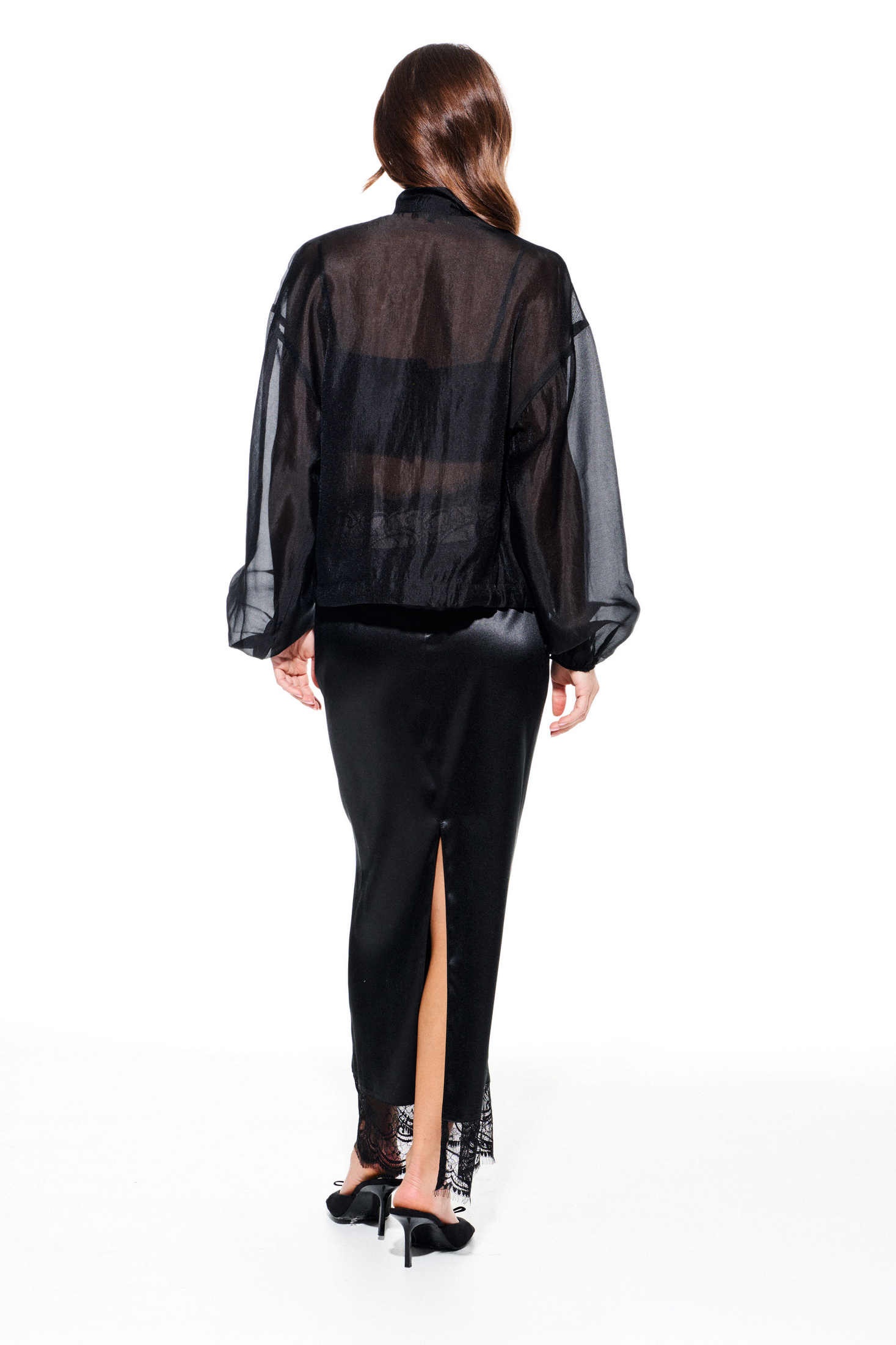 Блузка 3932 черный Elletto Life фото 2 Блузка 3932 черный Elletto Life фото 2