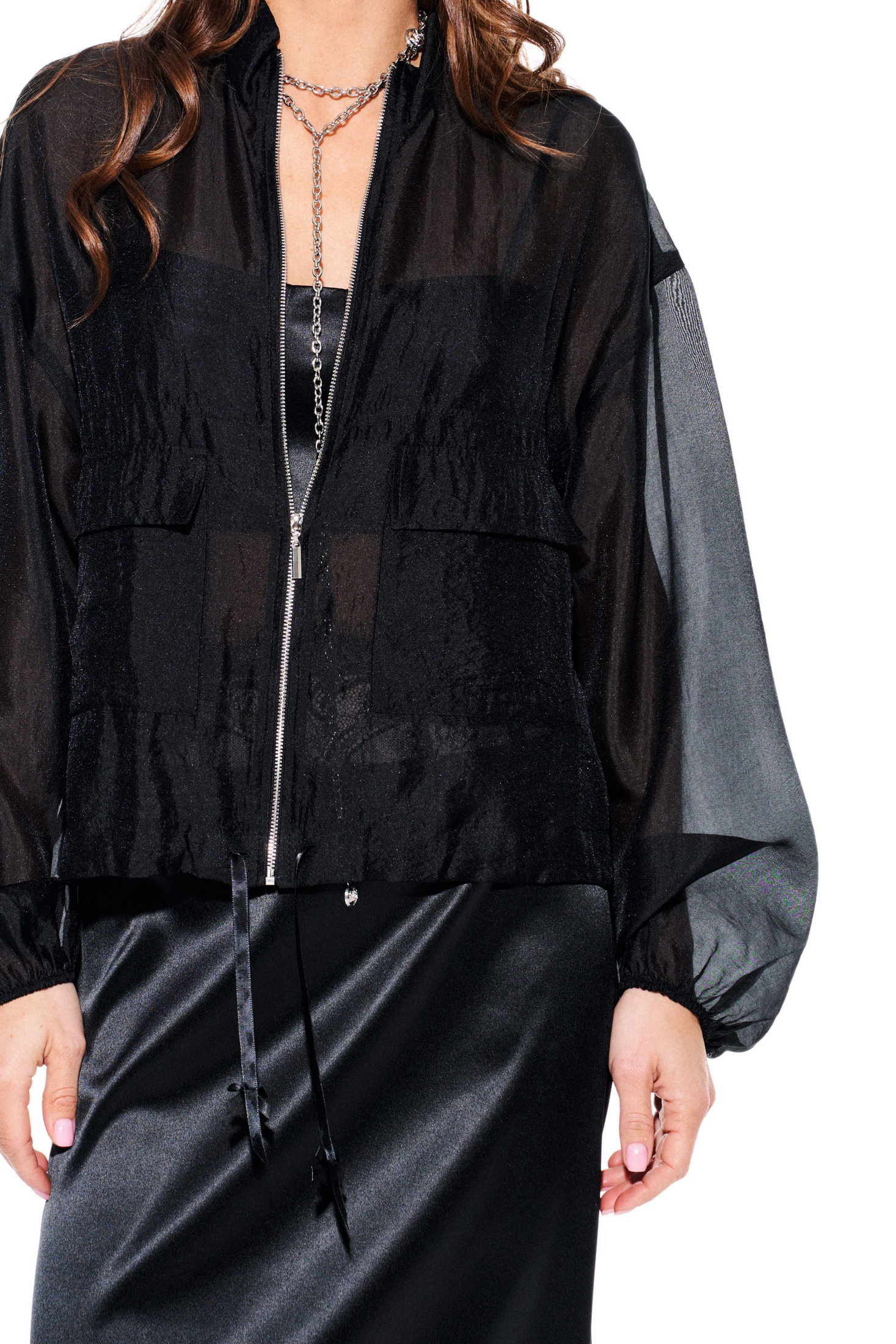 Блузка 3932 черный Elletto Life фото 5 Блузка 3932 черный Elletto Life фото 5