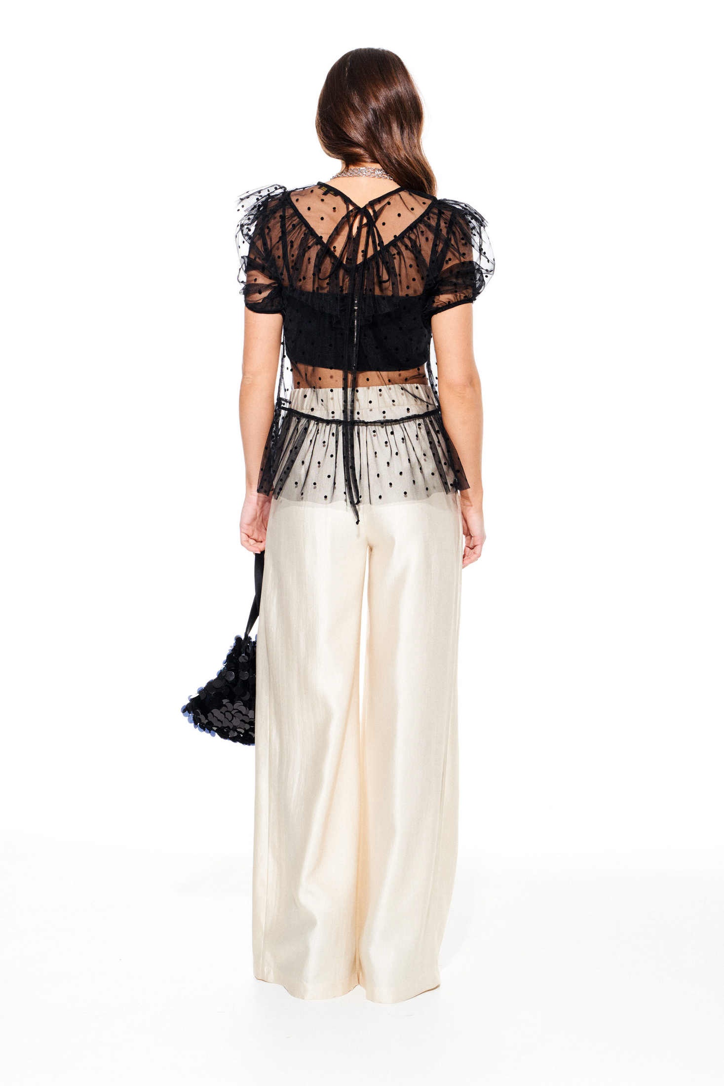 Блузка 3934 черный Elletto Life фото 5 Блузка 3934 черный Elletto Life фото 5