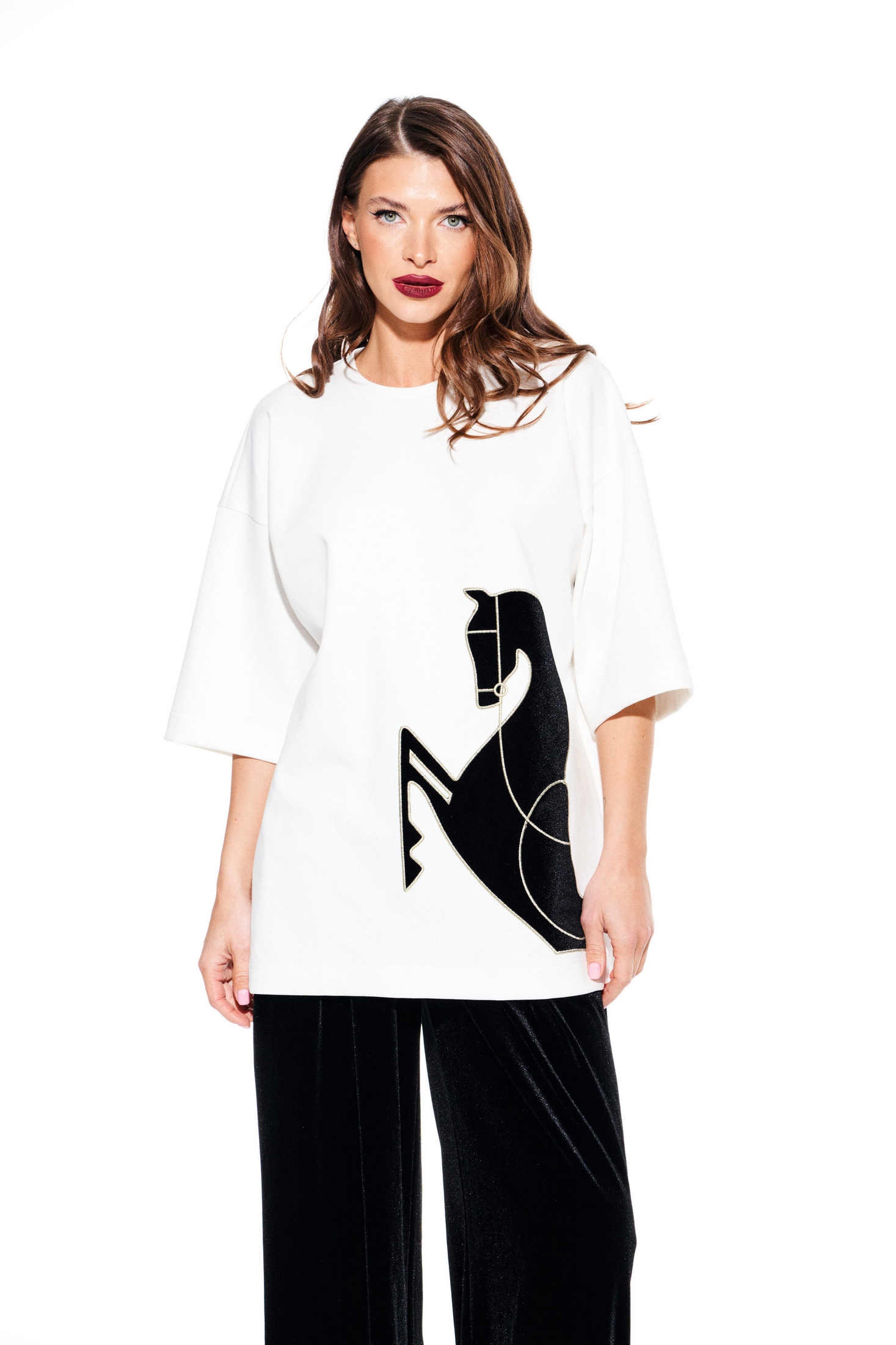 Футболка 3937 молочный Elletto Life Футболка 3937 молочный Elletto Life