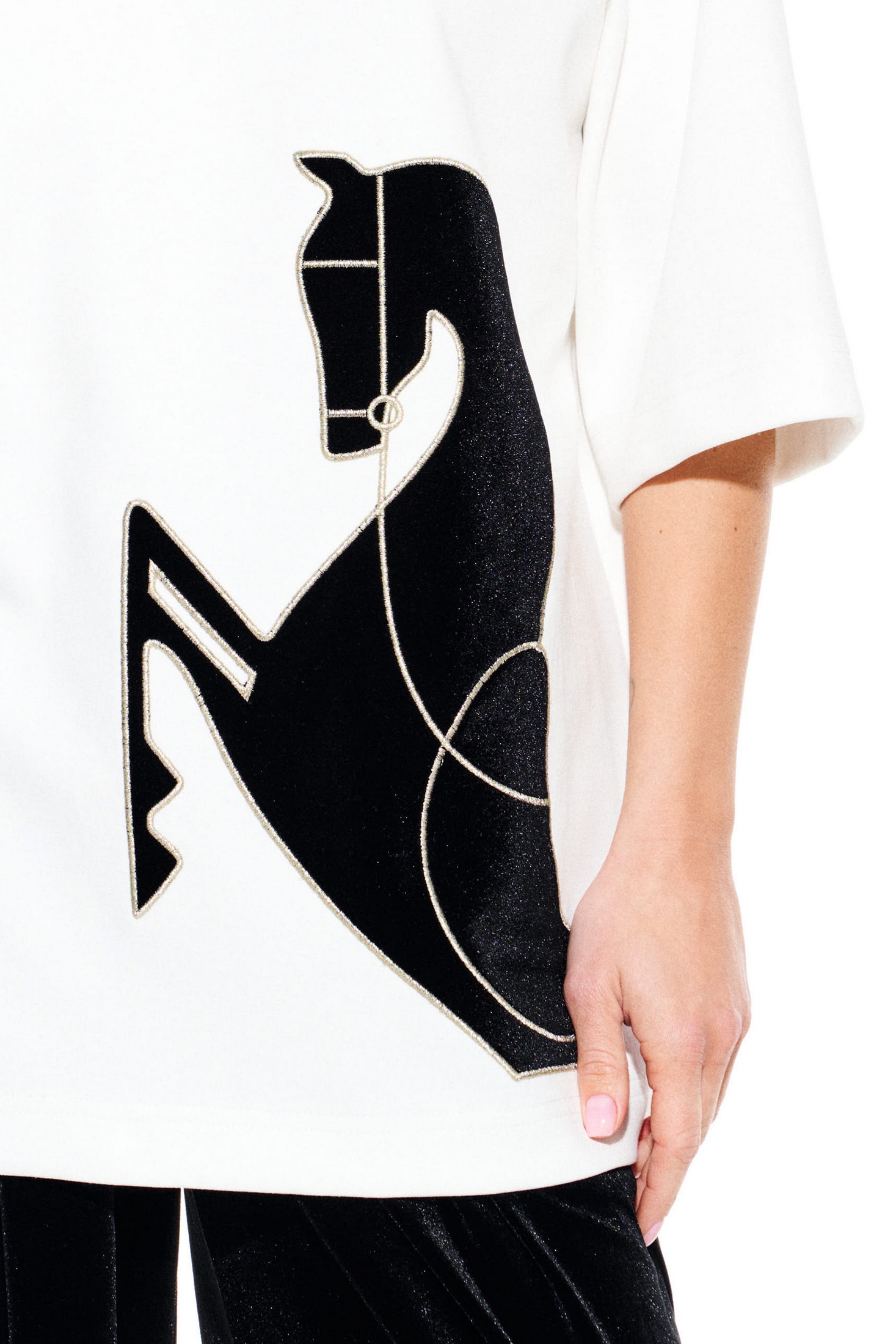 Футболка 3937 молочный Elletto Life фото 5 Футболка 3937 молочный Elletto Life фото 5