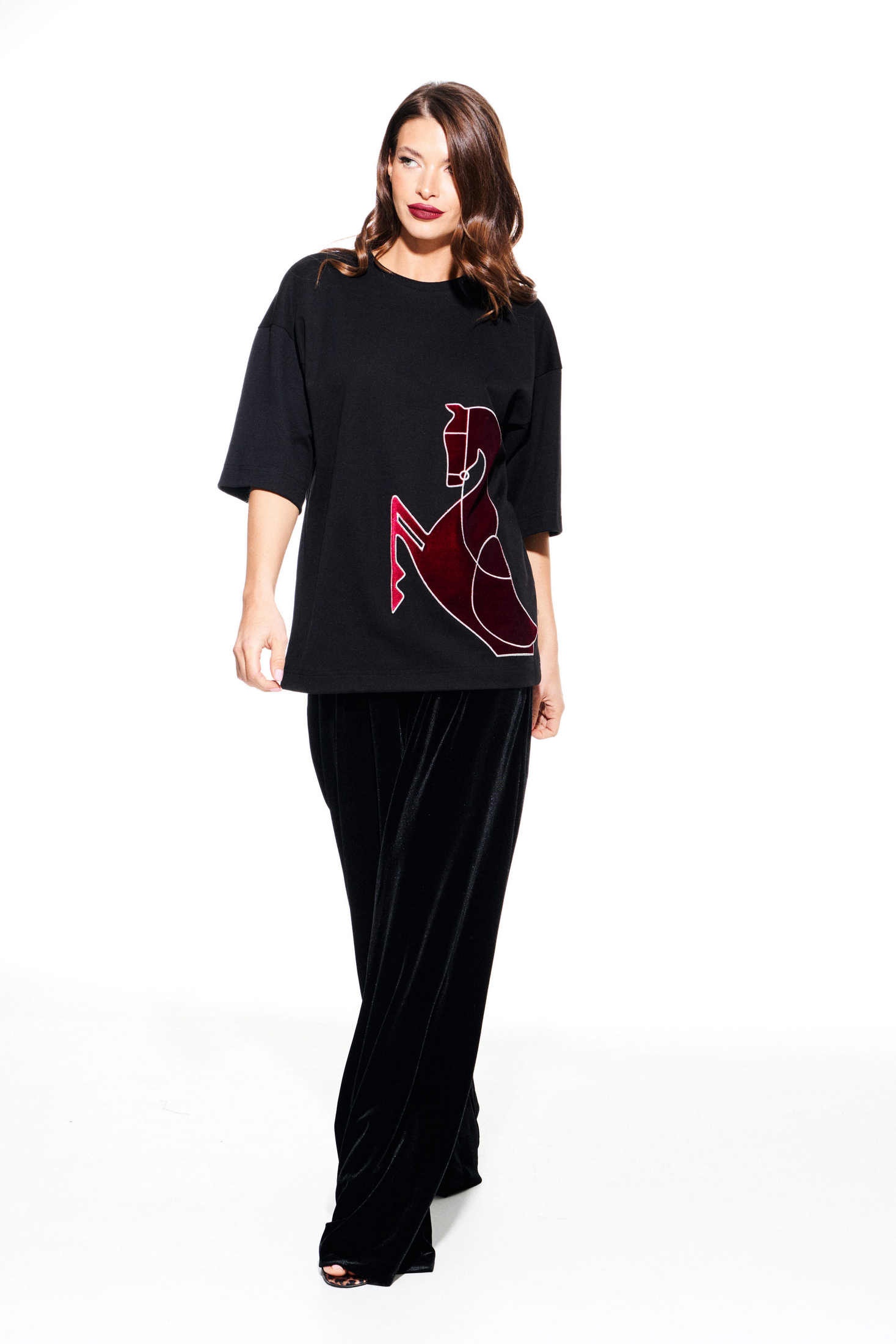 Футболка 3937 черный Elletto Life фото 3 Футболка 3937 черный Elletto Life фото 3