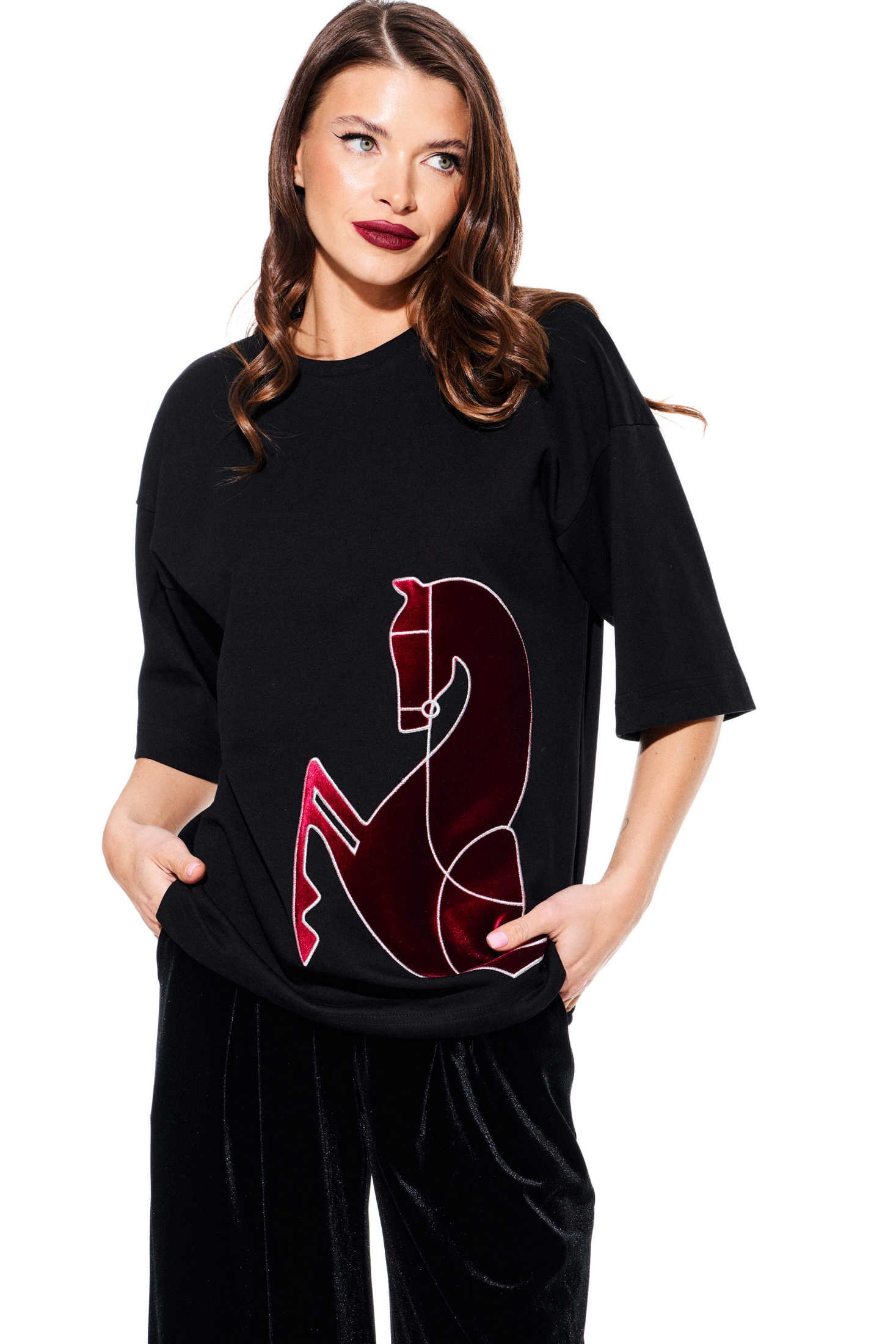 Футболка 3937 черный Elletto Life фото 4 Футболка 3937 черный Elletto Life фото 4