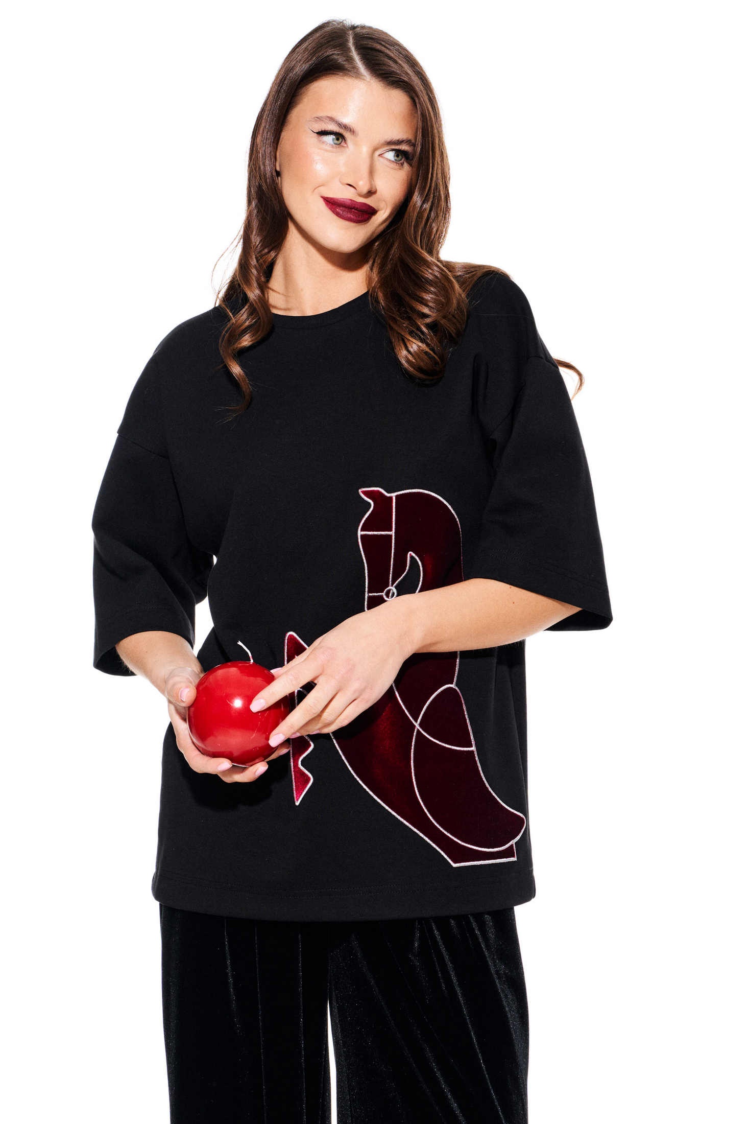 Футболка 3937 черный Elletto Life фото 5 Футболка 3937 черный Elletto Life фото 5