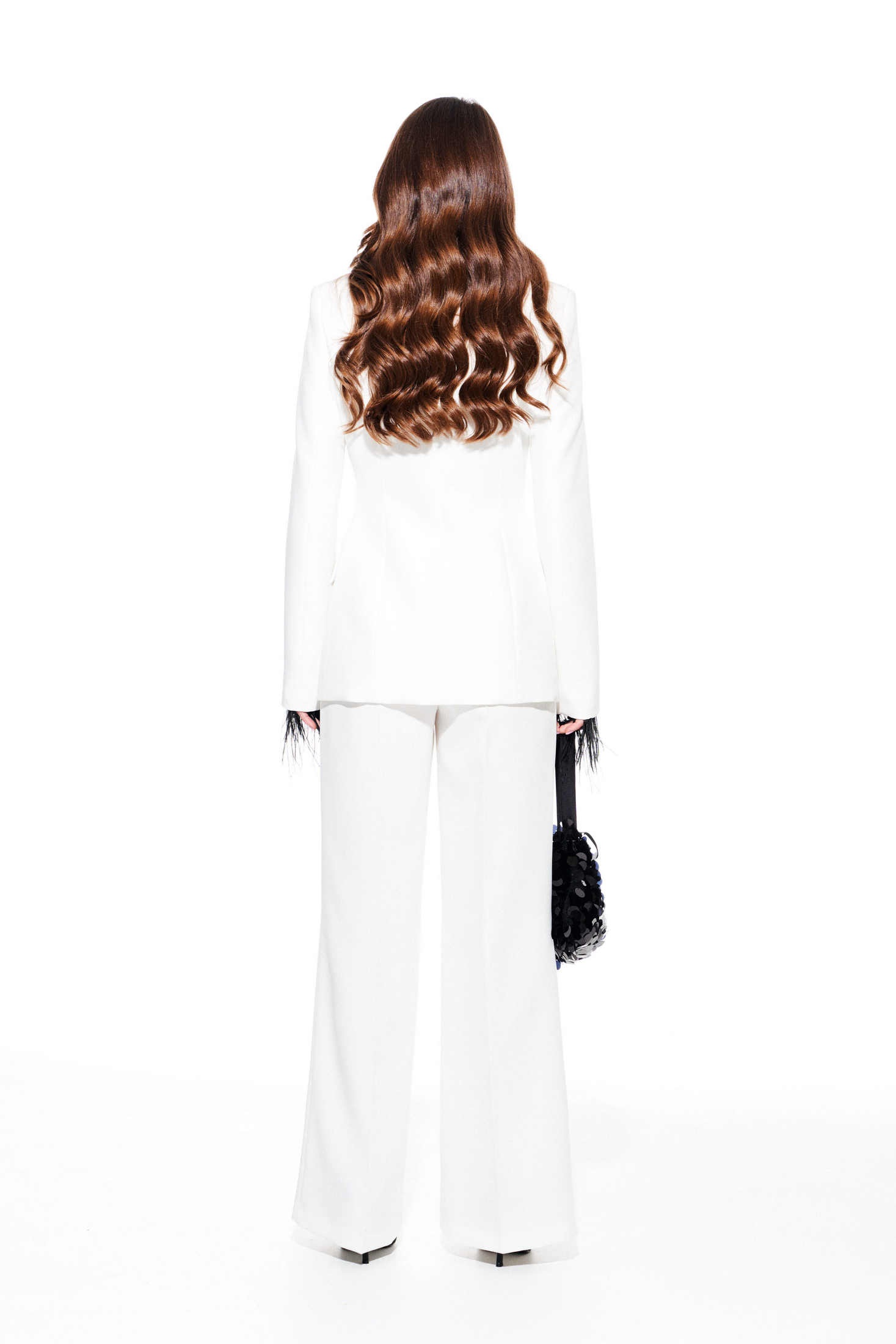 Костюм брючный 5319 белый Elletto Life фото 2 Костюм брючный 5319 белый Elletto Life фото 2