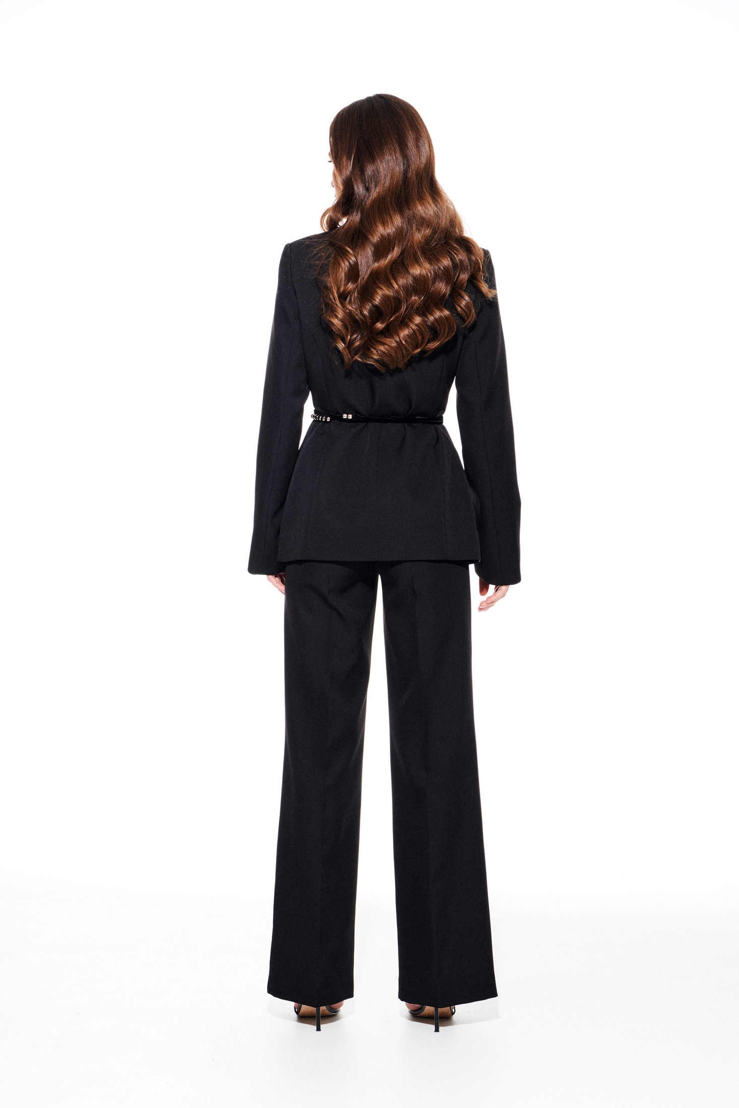 Костюм брючный 5323 черный Elletto Life фото 2 Костюм брючный 5323 черный Elletto Life фото 2