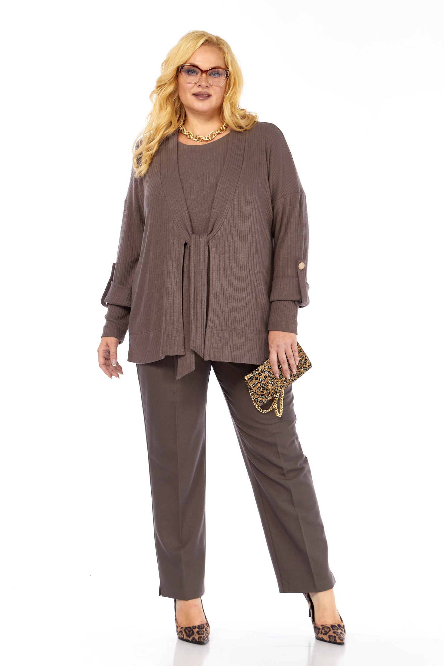 Джемпер+лонгслив 2418 Элль-стиль фото 5 Джемпер+лонгслив 2418 Элль-стиль фото 5