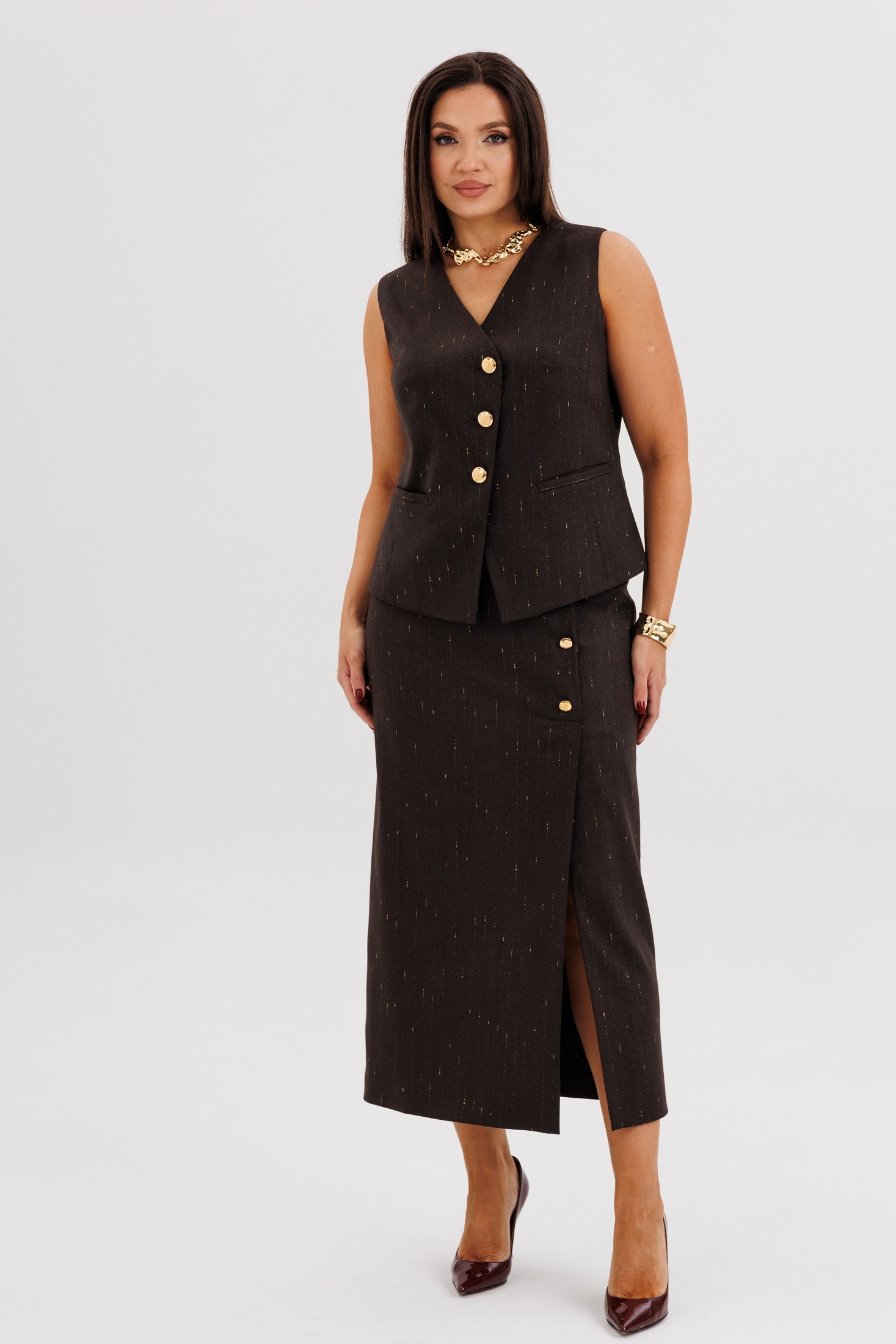 Костюм с юбкой 5248 FantaziaMod фото 4 Костюм с юбкой 5248 FantaziaMod фото 4