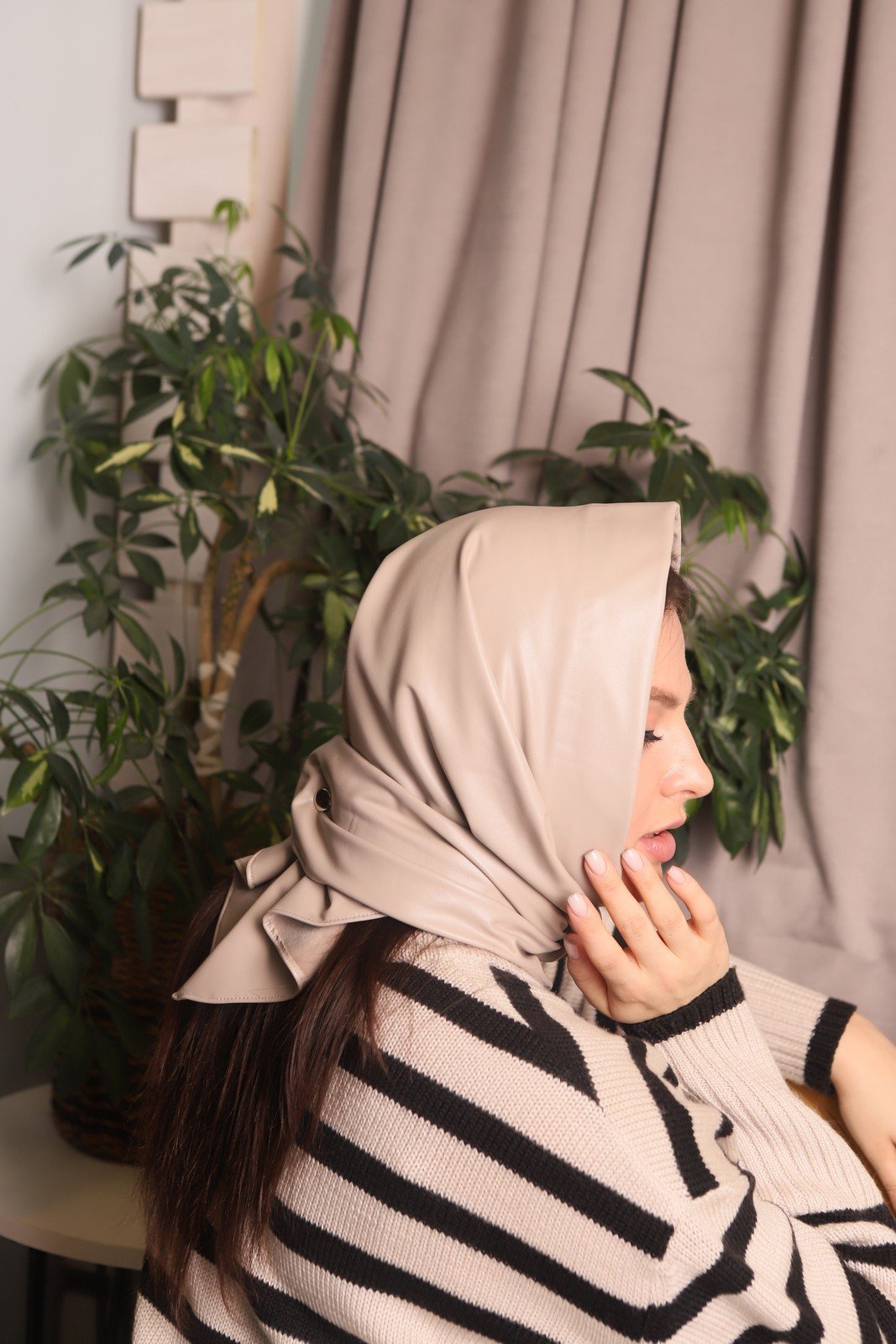 Косынка 001К бежевый Friends Prim фото 3 Косынка 001К бежевый Friends Prim фото 3