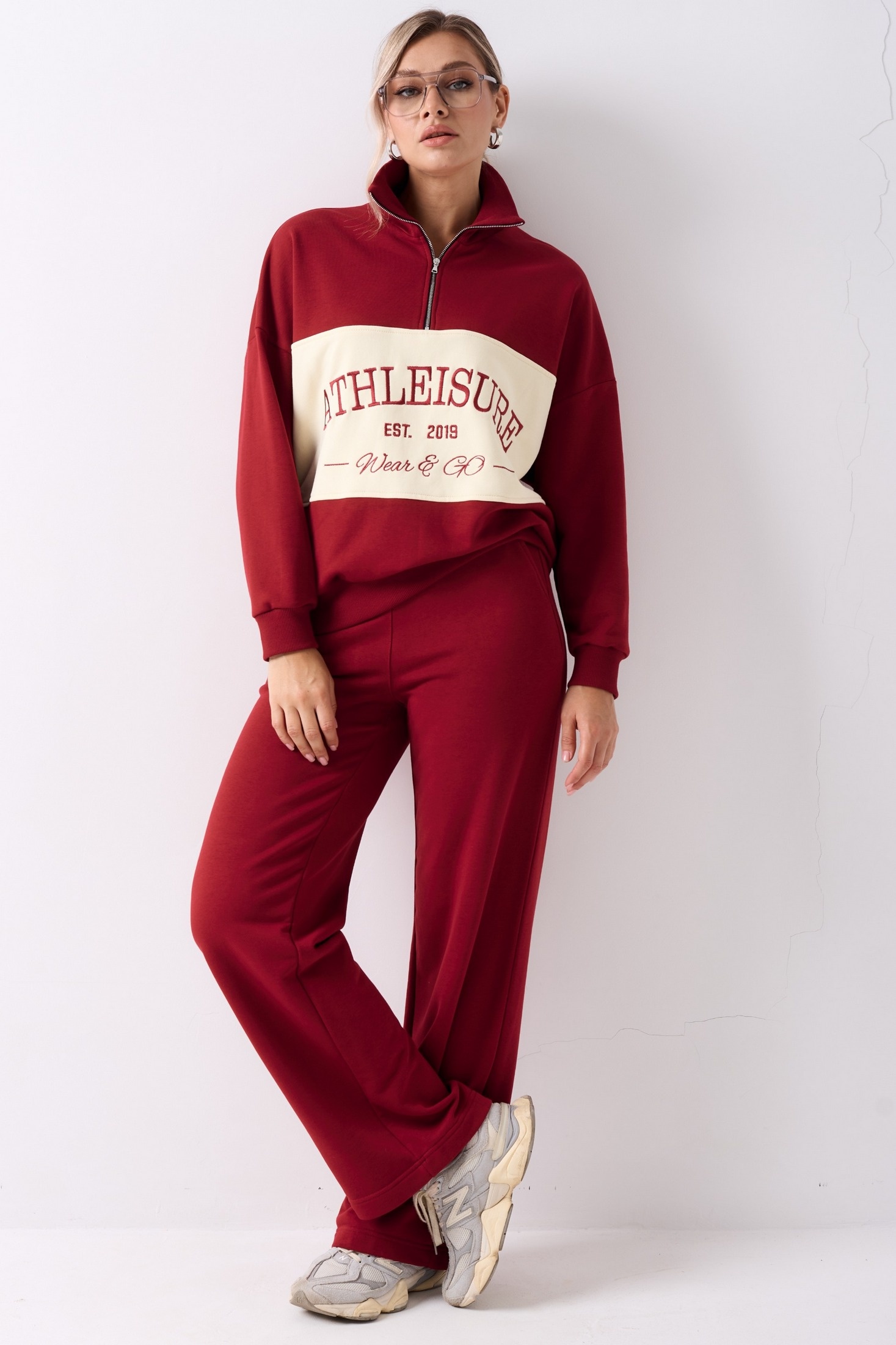 Спортивный костюм F3177-12-01 вишня GO wear Спортивный костюм F3177-12-01 вишня GO wear