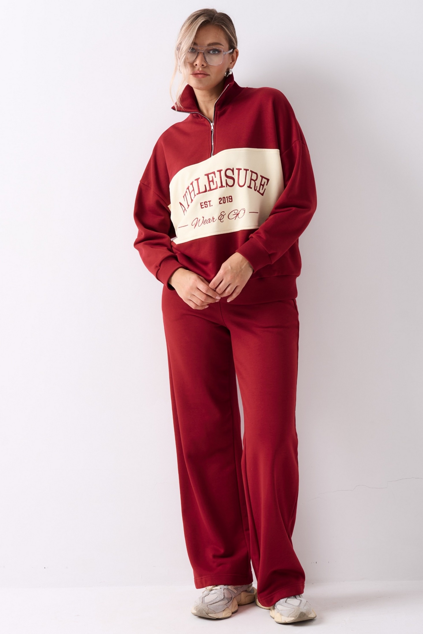 Спортивный костюм F3177-12-01 вишня GO wear фото 3 Спортивный костюм F3177-12-01 вишня GO wear фото 3