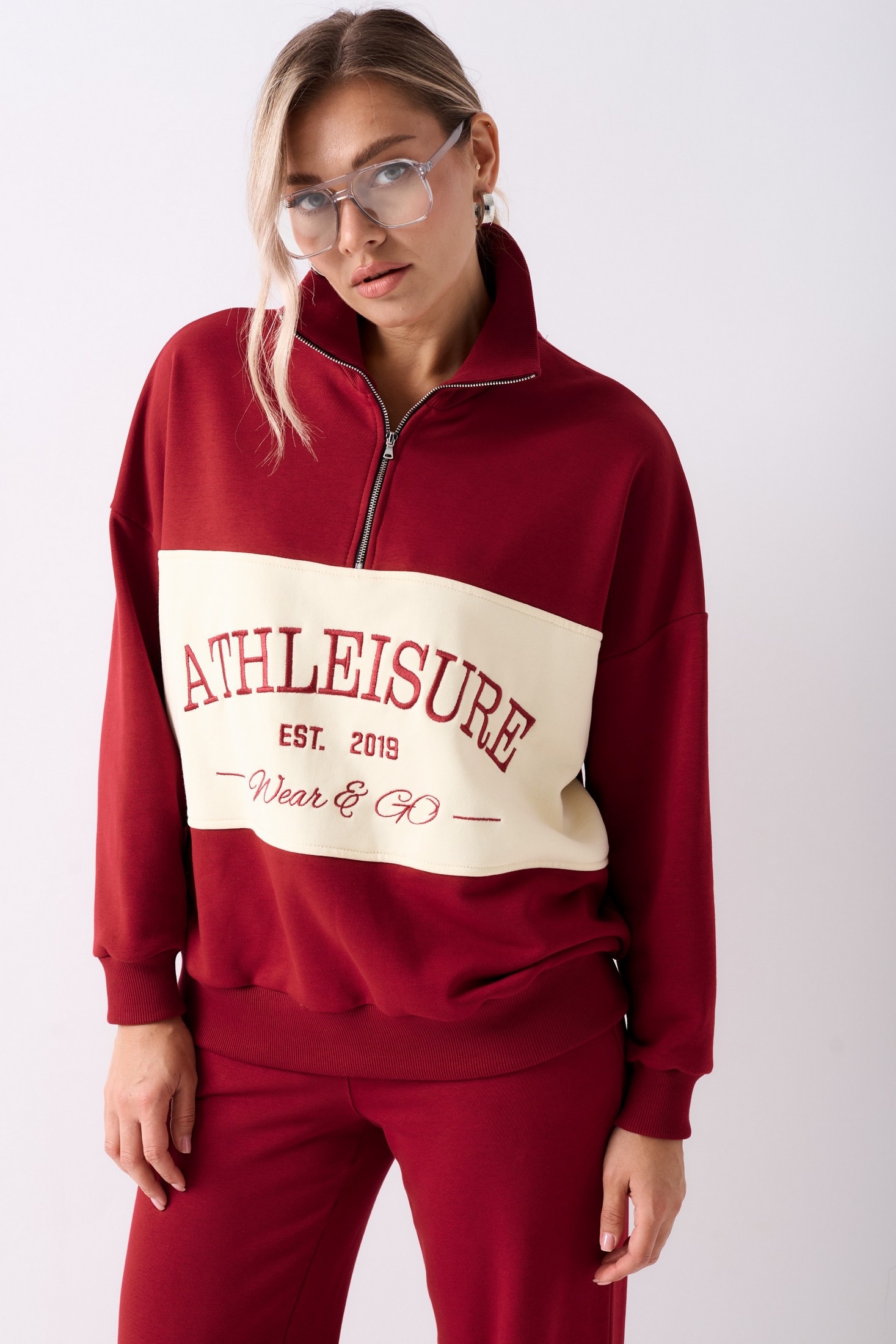 Спортивный костюм F3177-12-01 вишня GO wear фото 4 Спортивный костюм F3177-12-01 вишня GO wear фото 4