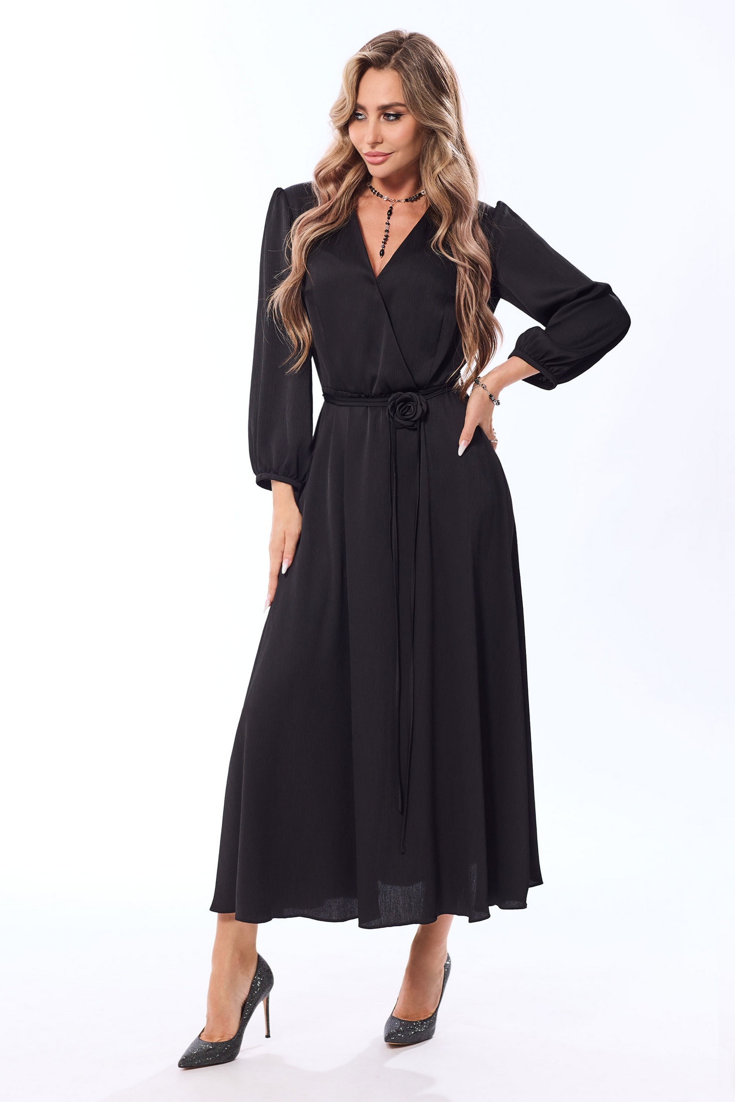 Платье 44221 черный Golden Valley Платье 44221 черный Golden Valley