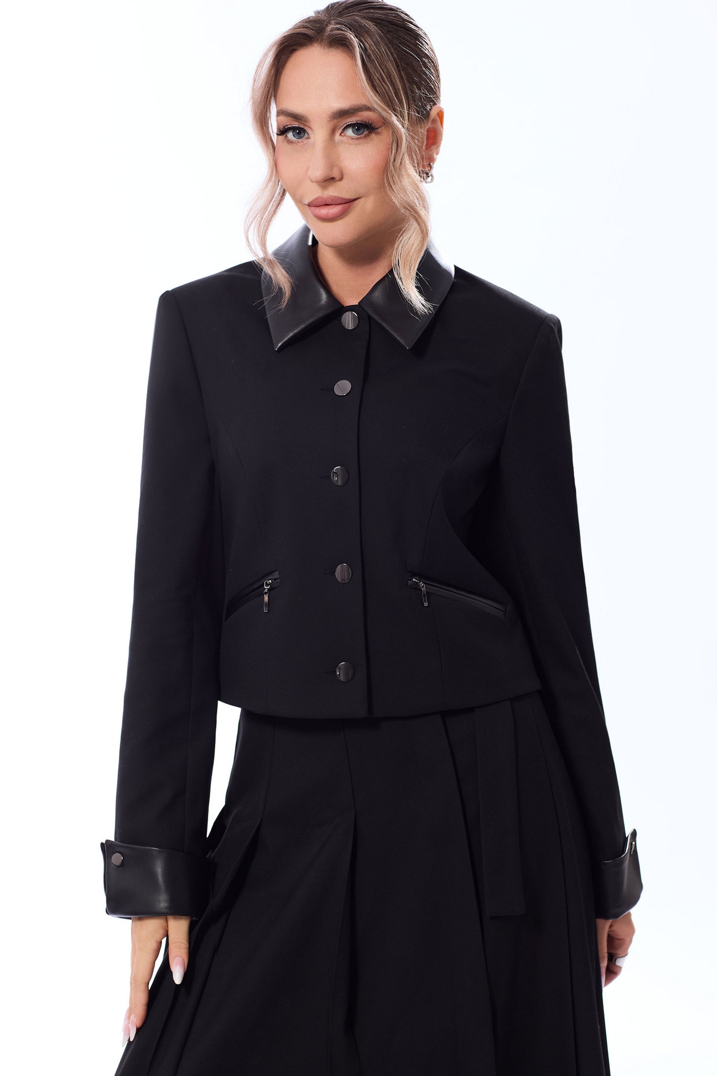 Костюм с юбкой 6734 графит Golden Valley фото 3 Костюм с юбкой 6734 графит Golden Valley фото 3