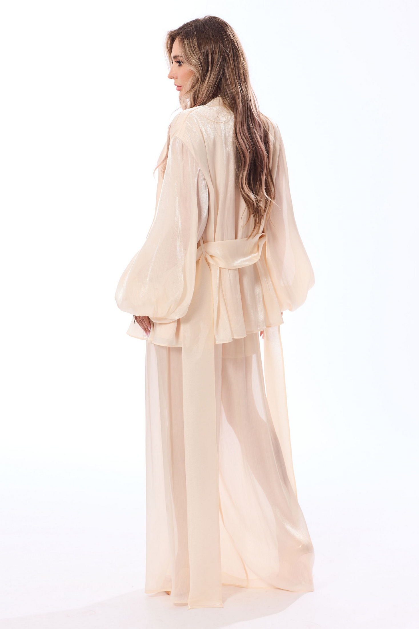 Костюм брючный 6743 бежевый Golden Valley фото 2 Костюм брючный 6743 бежевый Golden Valley фото 2