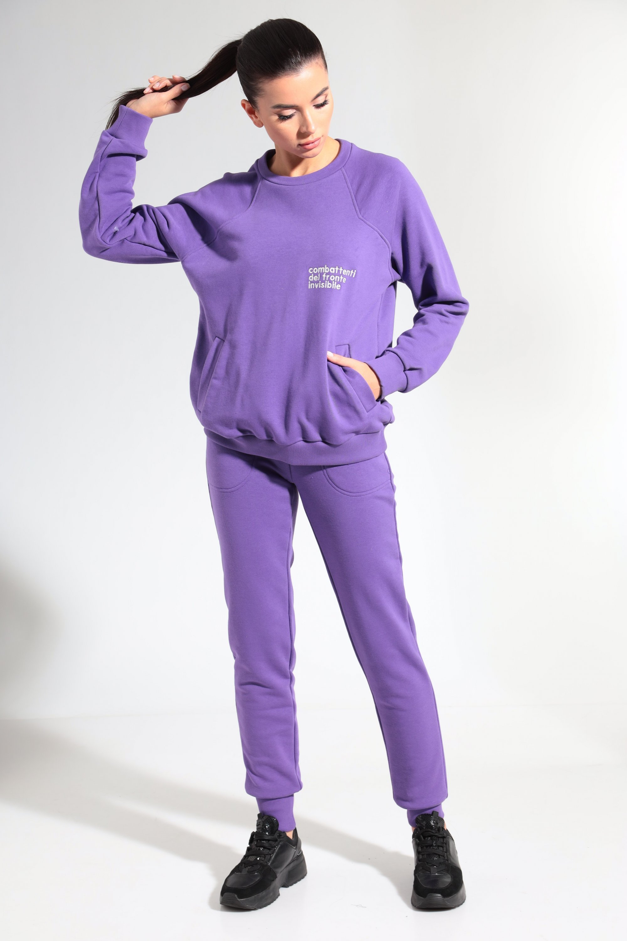 Спортивный костюм 3080 фиолетовый HIT купить в интернет магазине