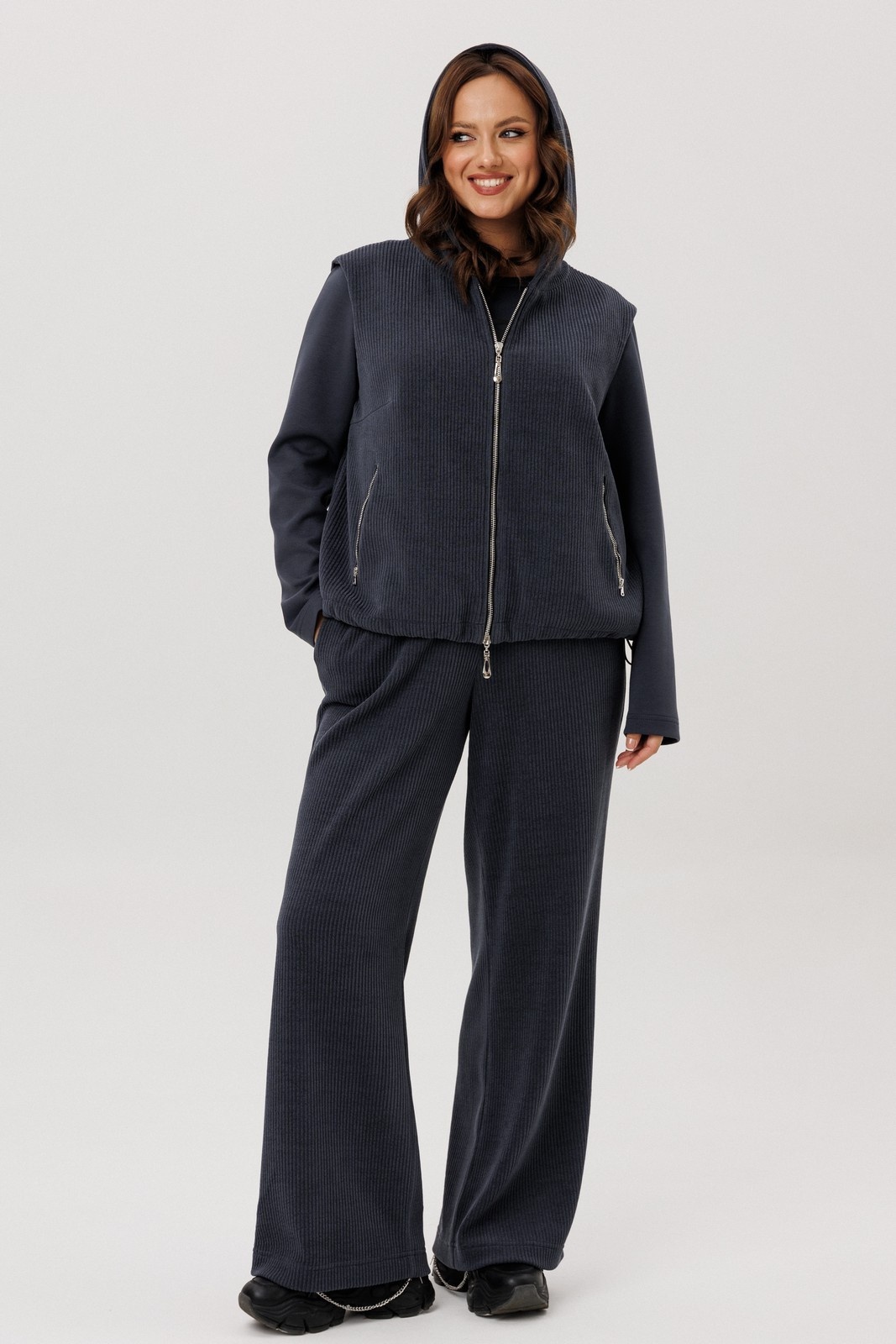 Спортивный костюм 6125 графит INVITE Спортивный костюм 6125 графит INVITE