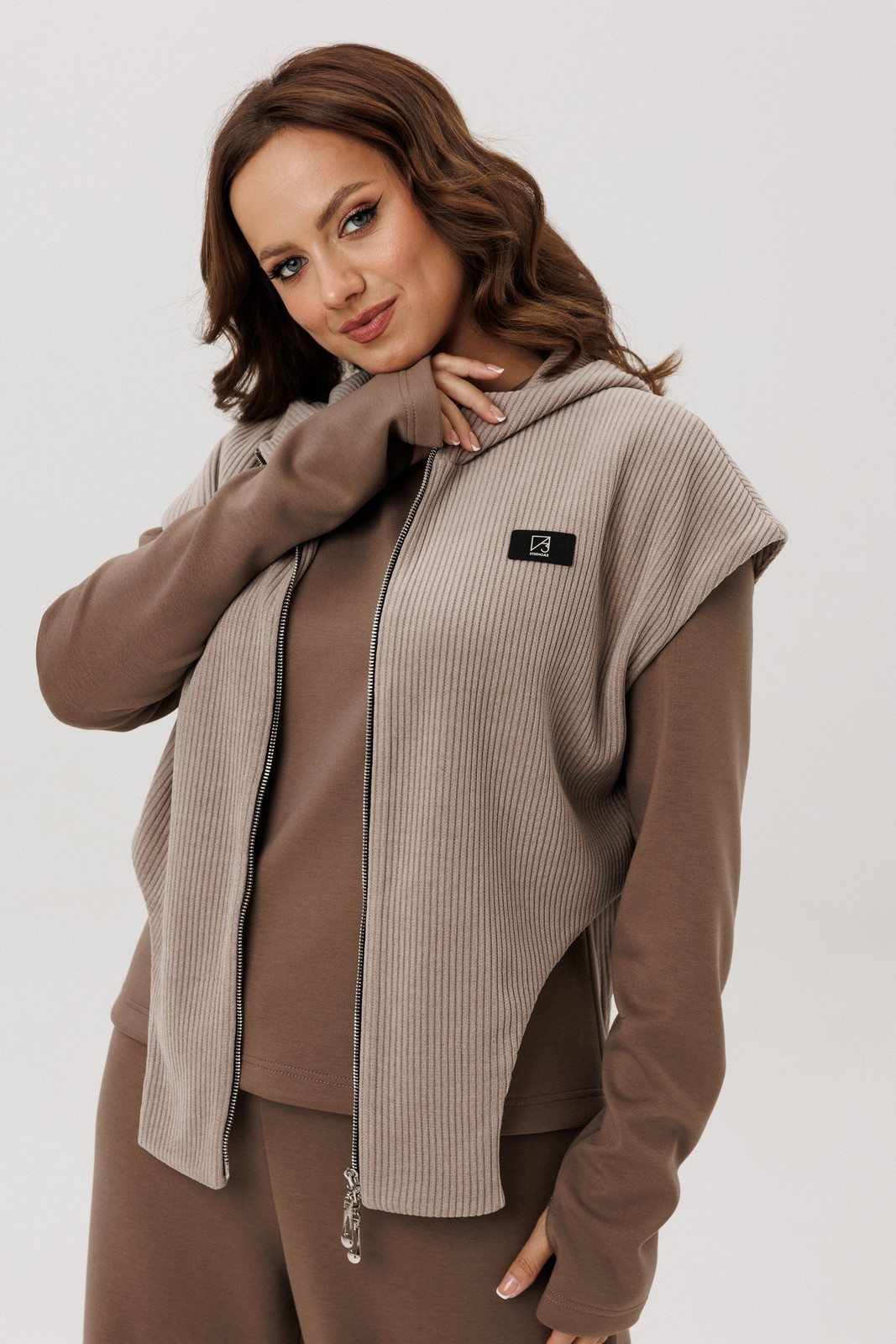 Спортивный костюм 6126 капучино INVITE фото 3 Спортивный костюм 6126 капучино INVITE фото 3