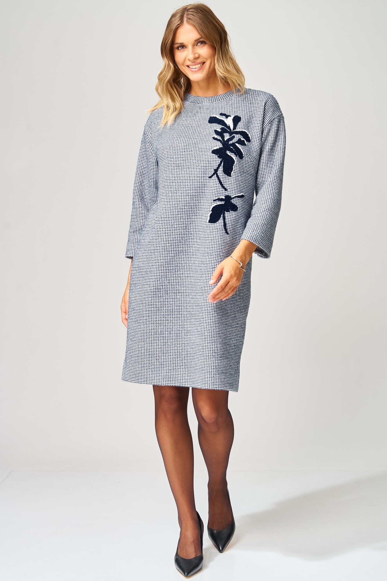 Платье 183 сине-белый LAIKONY фото 3 Платье 183 сине-белый LAIKONY фото 3