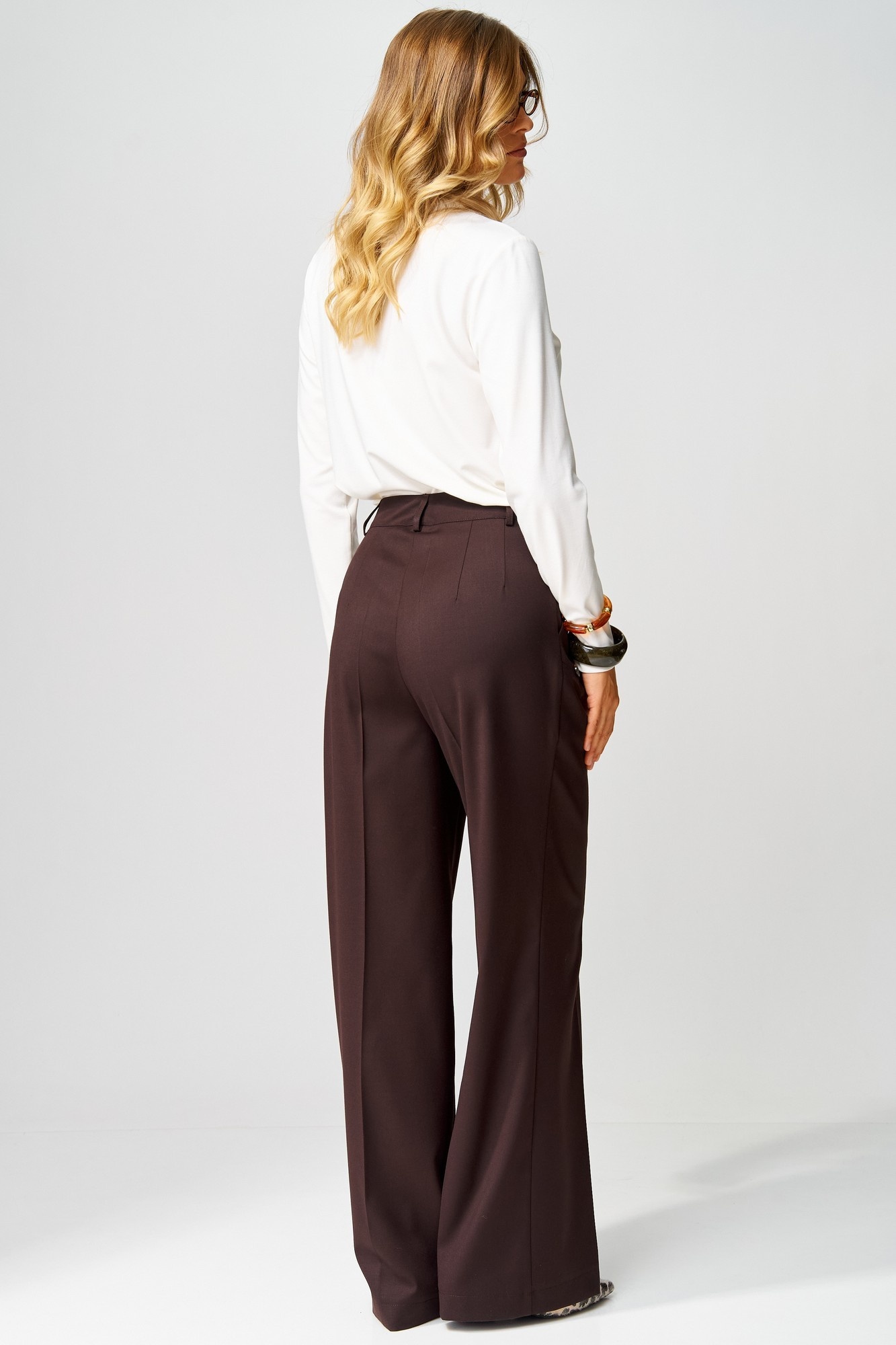 Брюки 942-2 шоколадный LAIKONY фото 2 Брюки 942-2 шоколадный LAIKONY фото 2