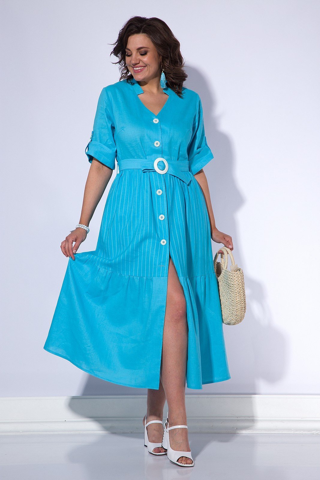 Платье 121 голубой Liliana-style